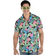 Adult Glow-in-the-Dark Summer Hawaiian Shirt