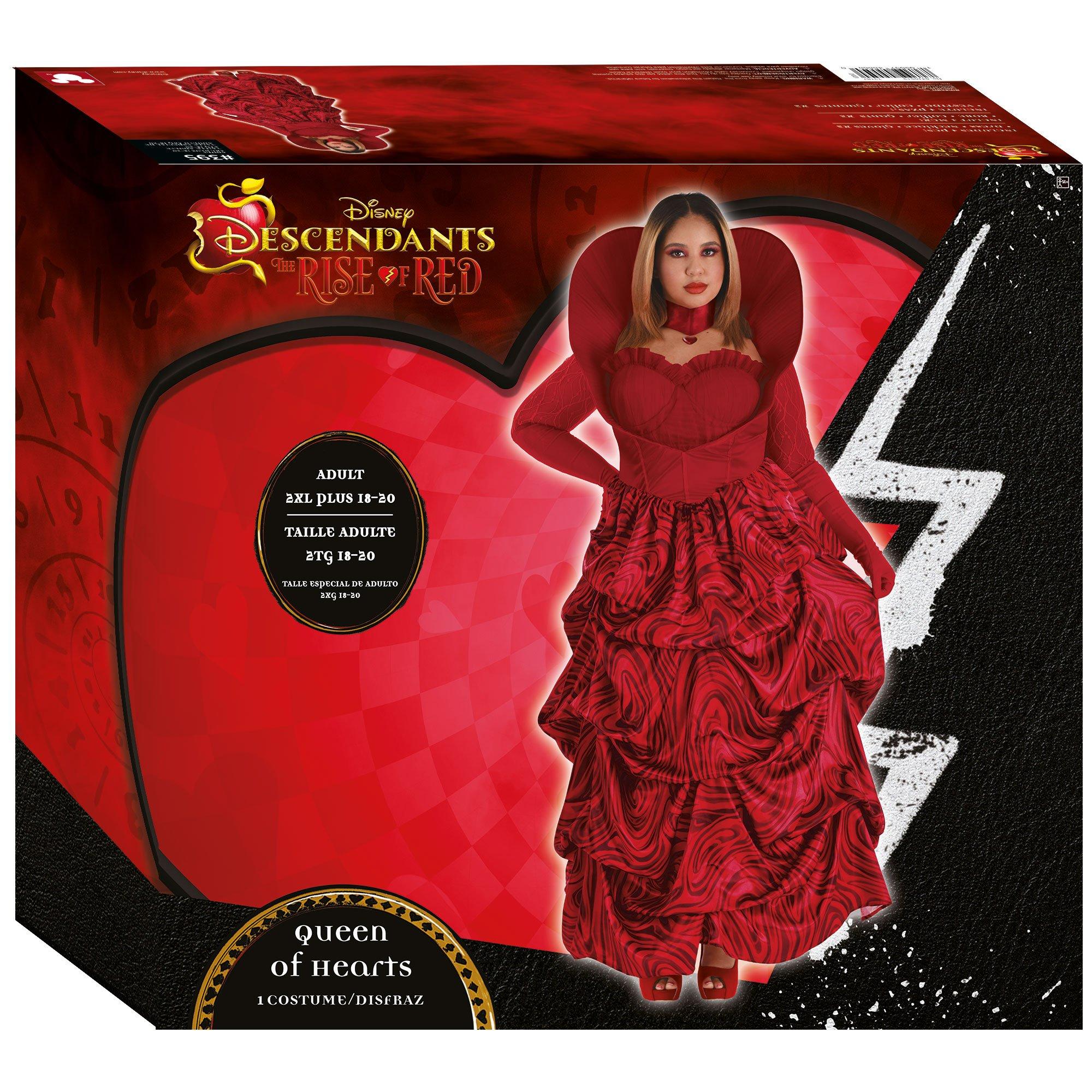 Adult Queen of Hearts Plus Size Costume - Descendants 4: The Rise of Red