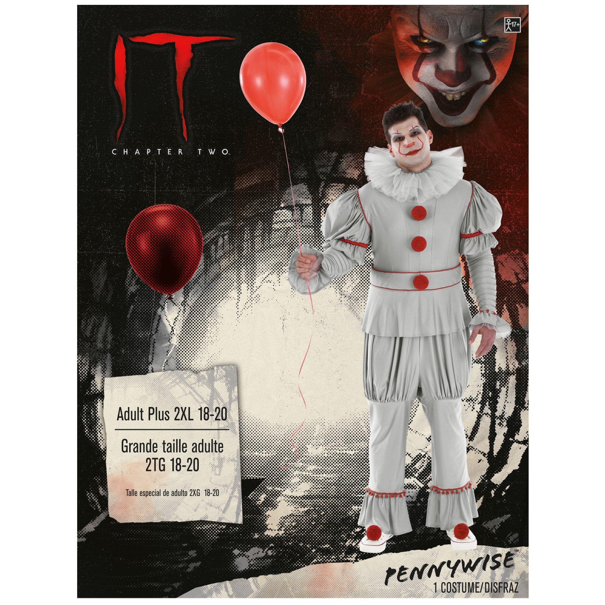 Adult Pennywise Plus Size Costume - It Chapter Two