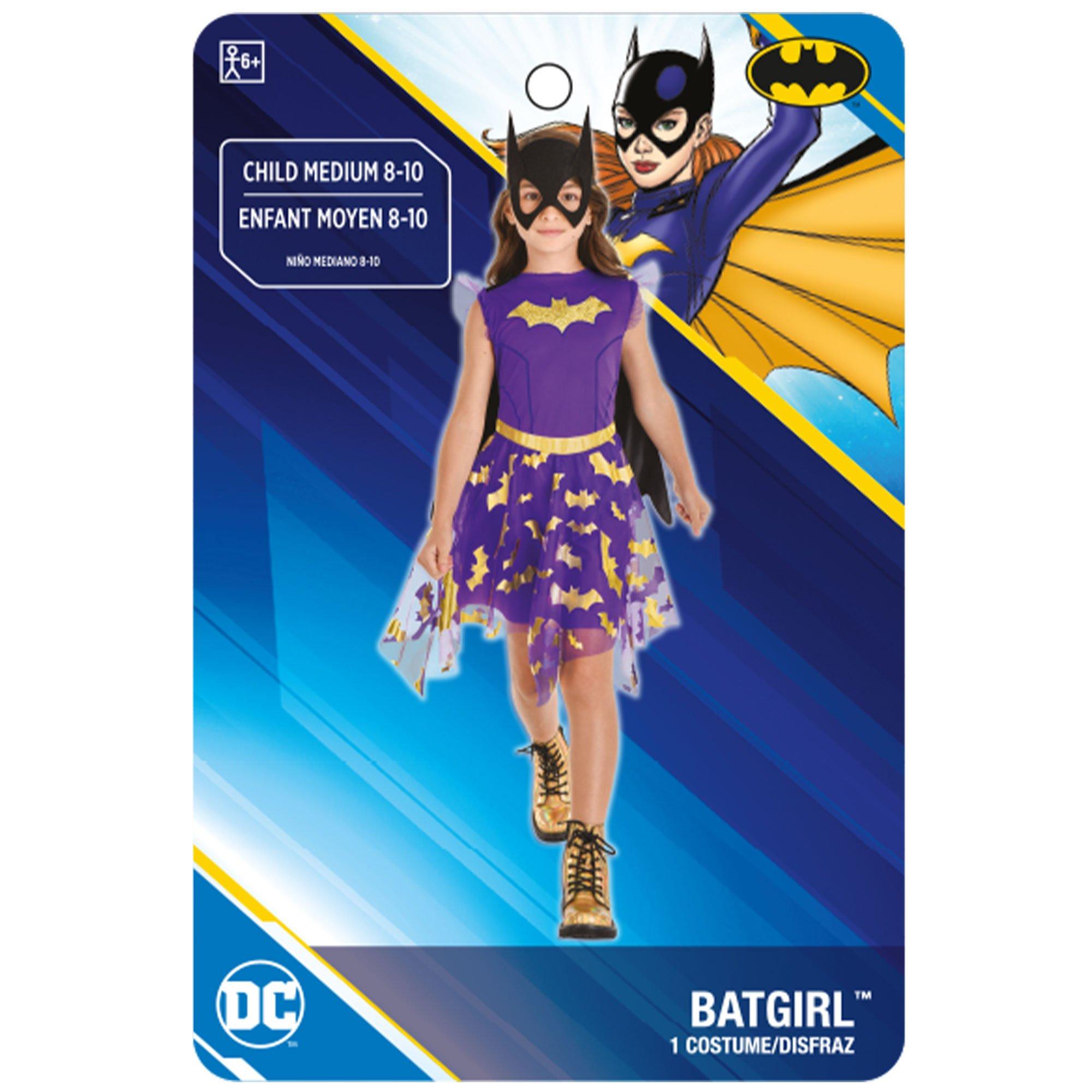 Kids' Glitter Batgirl Dress Costume - DC Comics