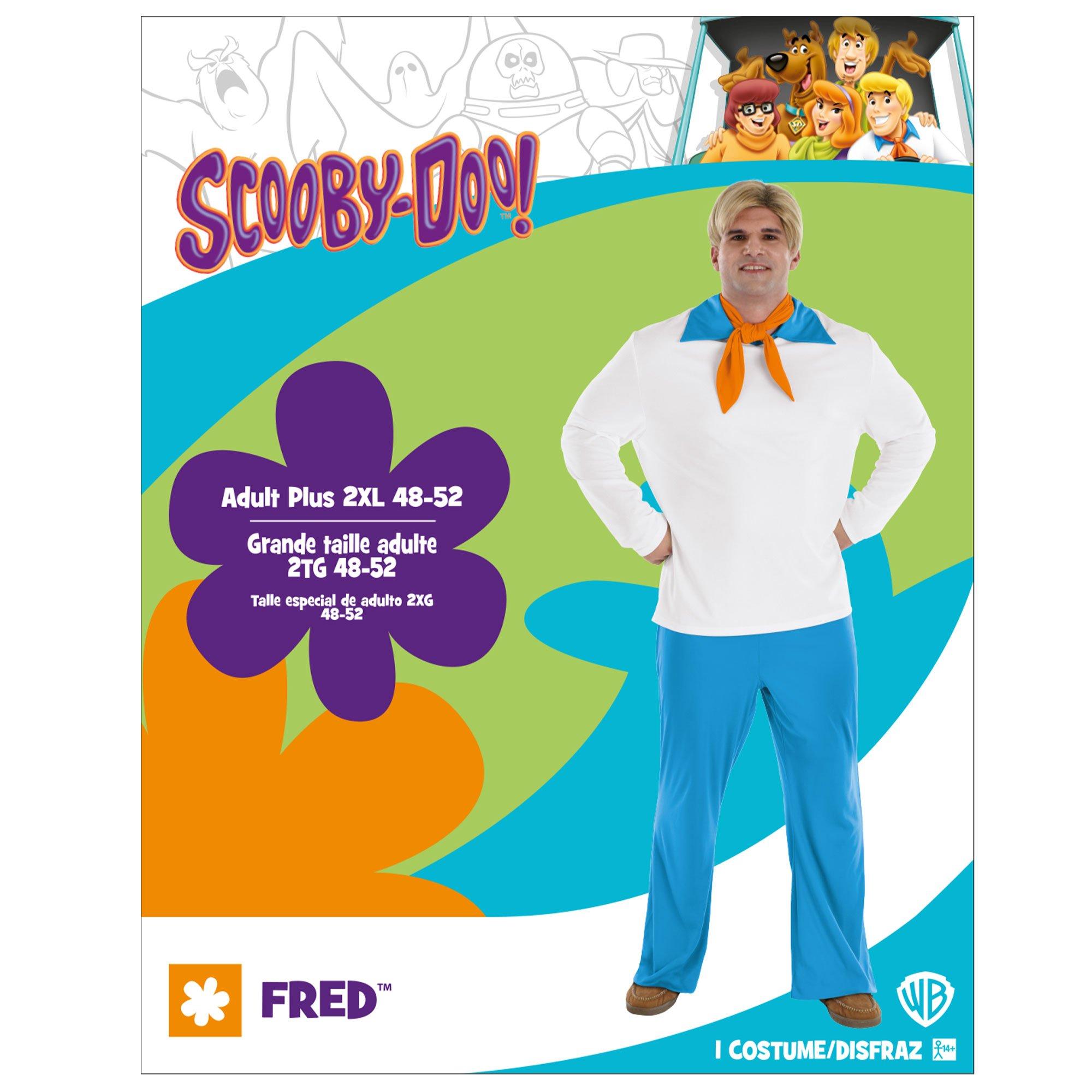 Adult Fred Plus Size Costume - Scooby-Doo