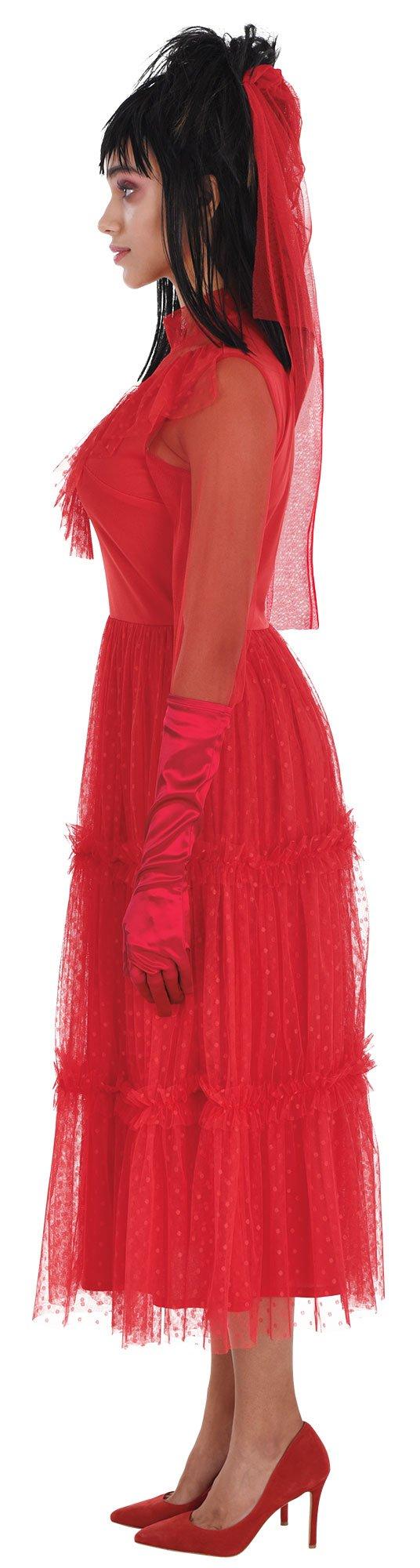 Adult Lydia Red Wedding Dress Costume - Beetlejuice