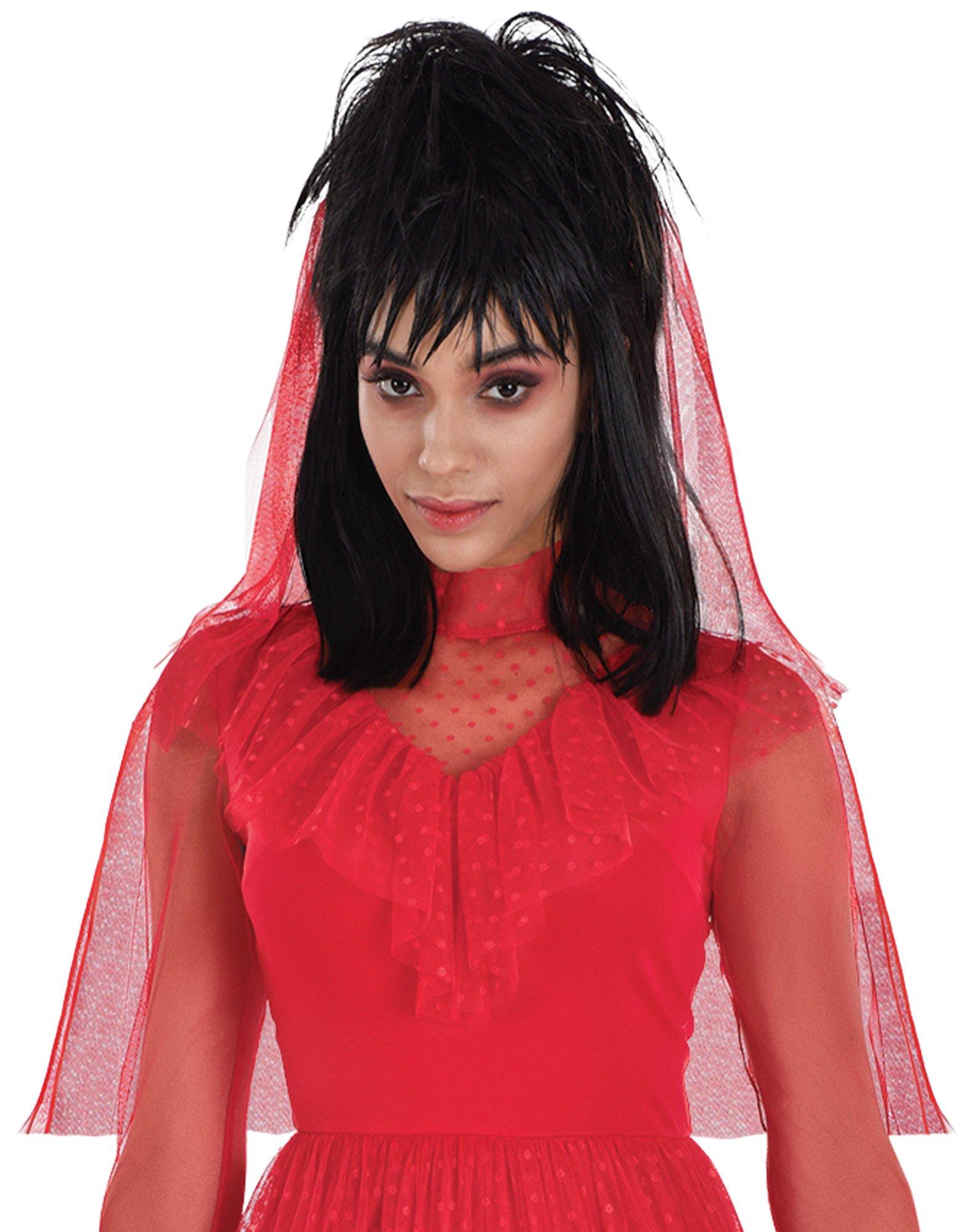 Adult Lydia Red Wedding Dress Costume - Beetlejuice