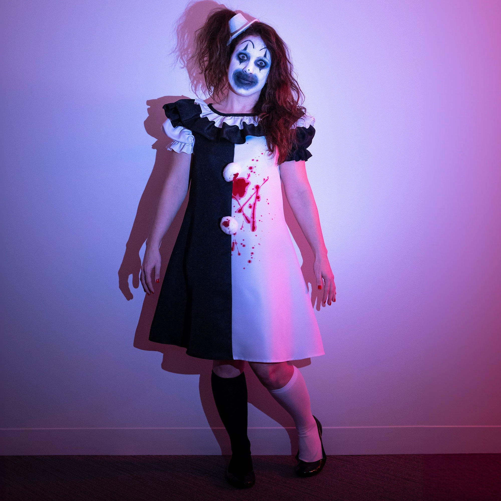 Adult Little Pale Girl Costume - Terrifier