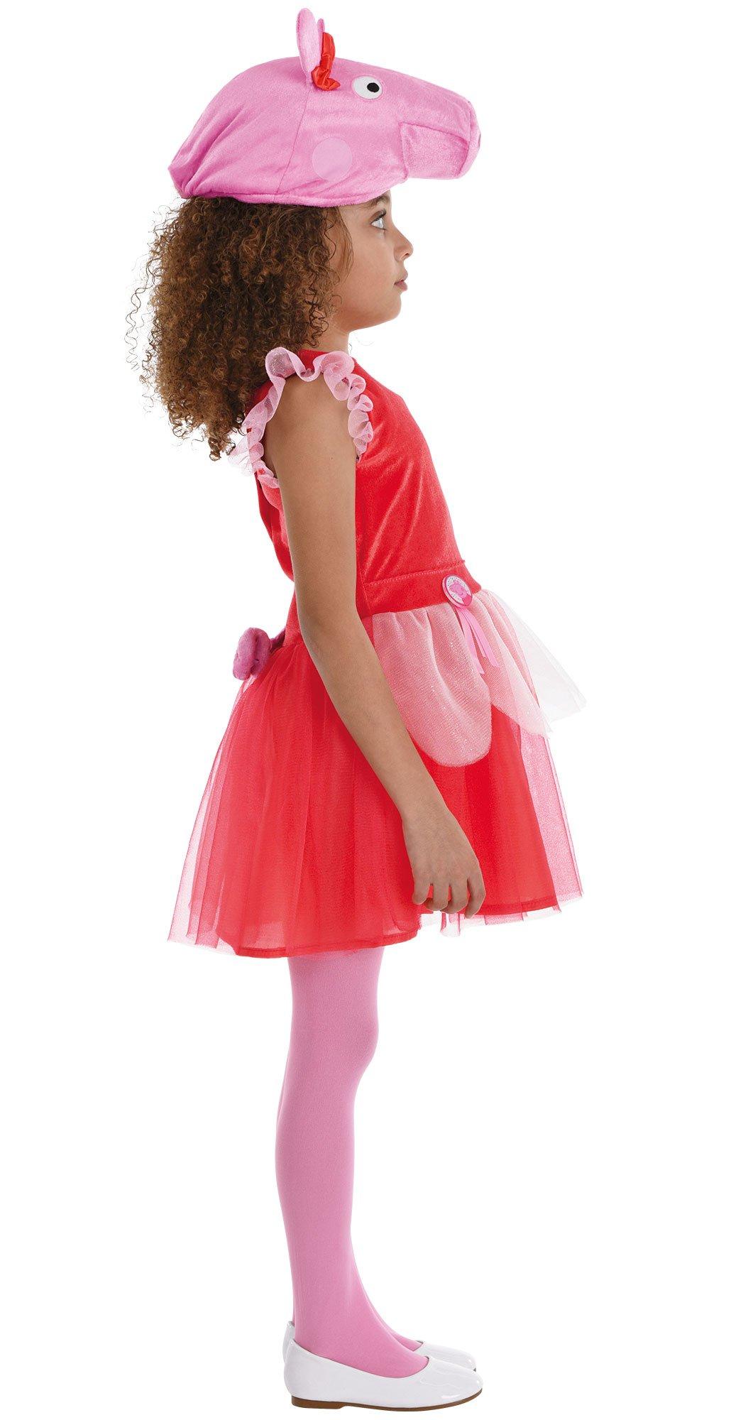 Kids' Glitter Peppa Pig Dress Costume