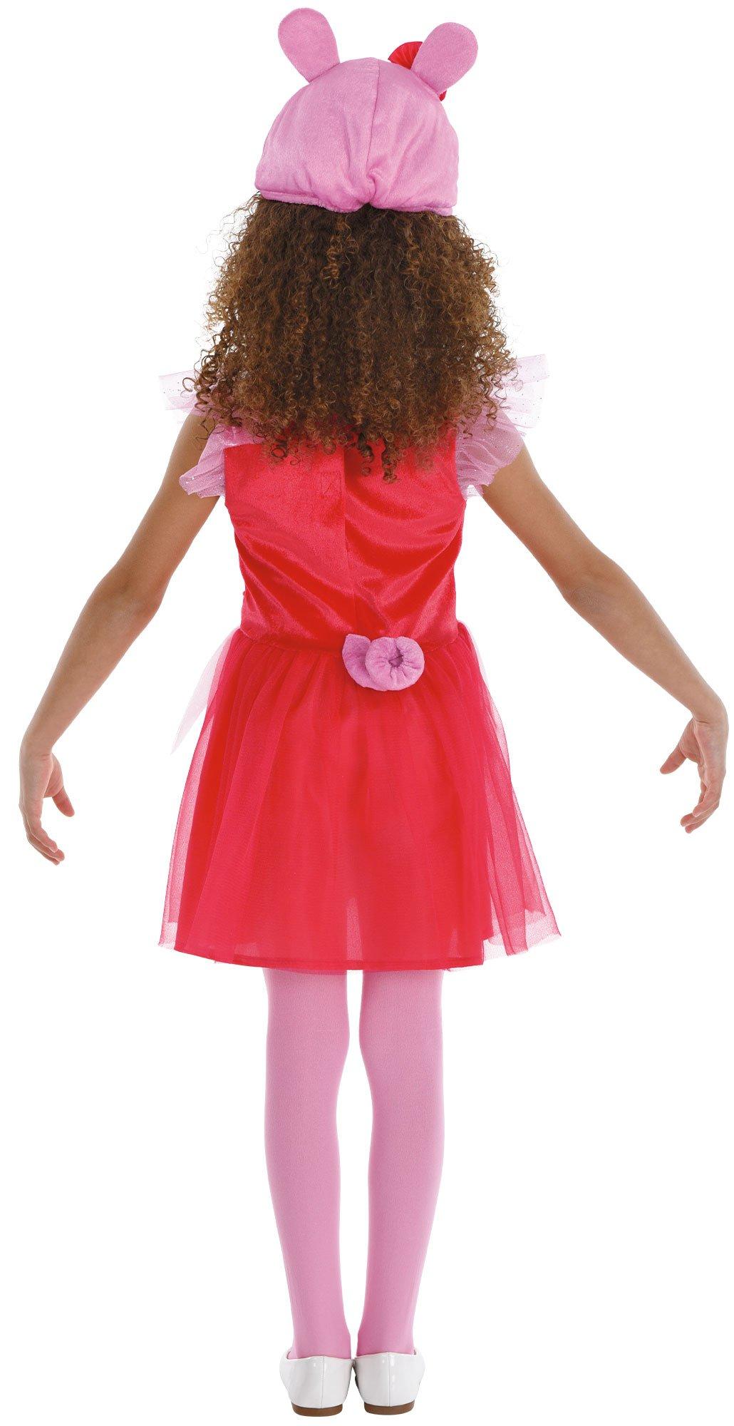 Kids' Glitter Peppa Pig Dress Costume