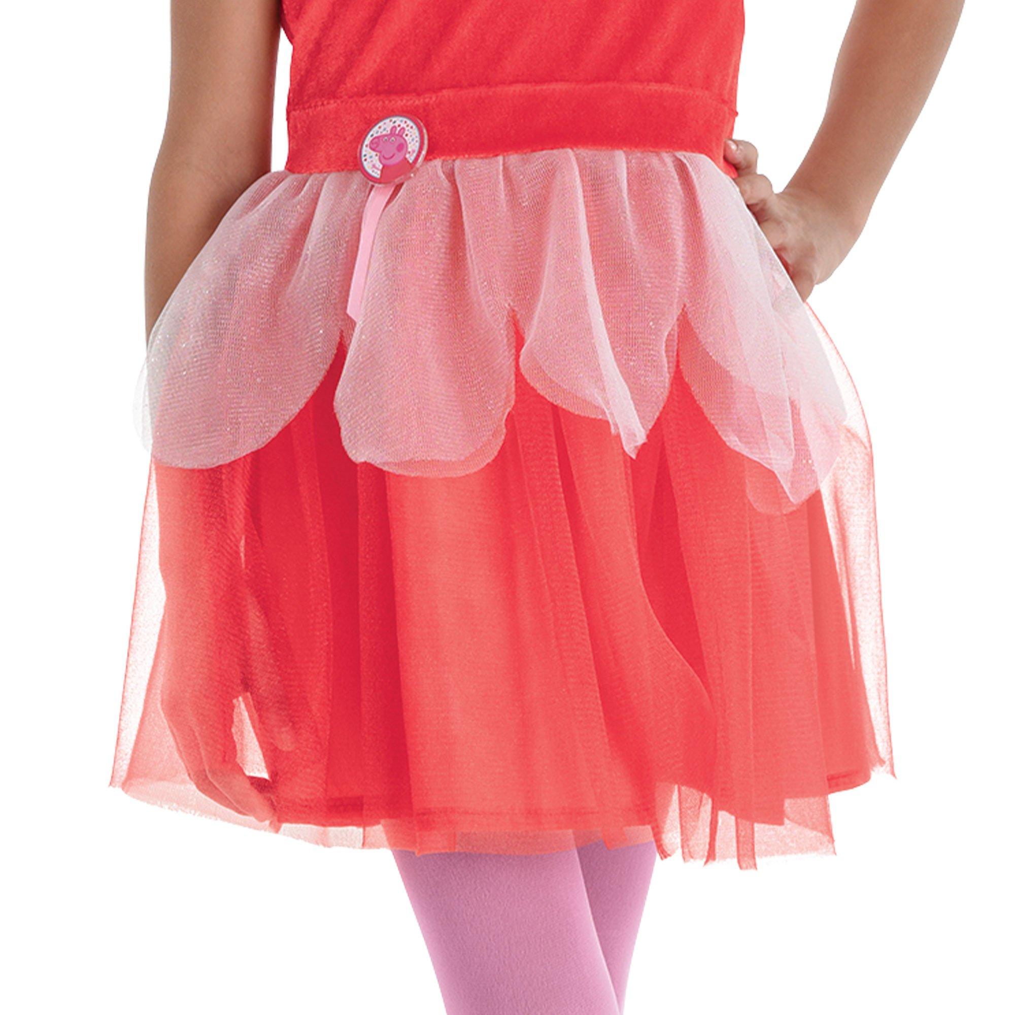 Kids' Glitter Peppa Pig Dress Costume