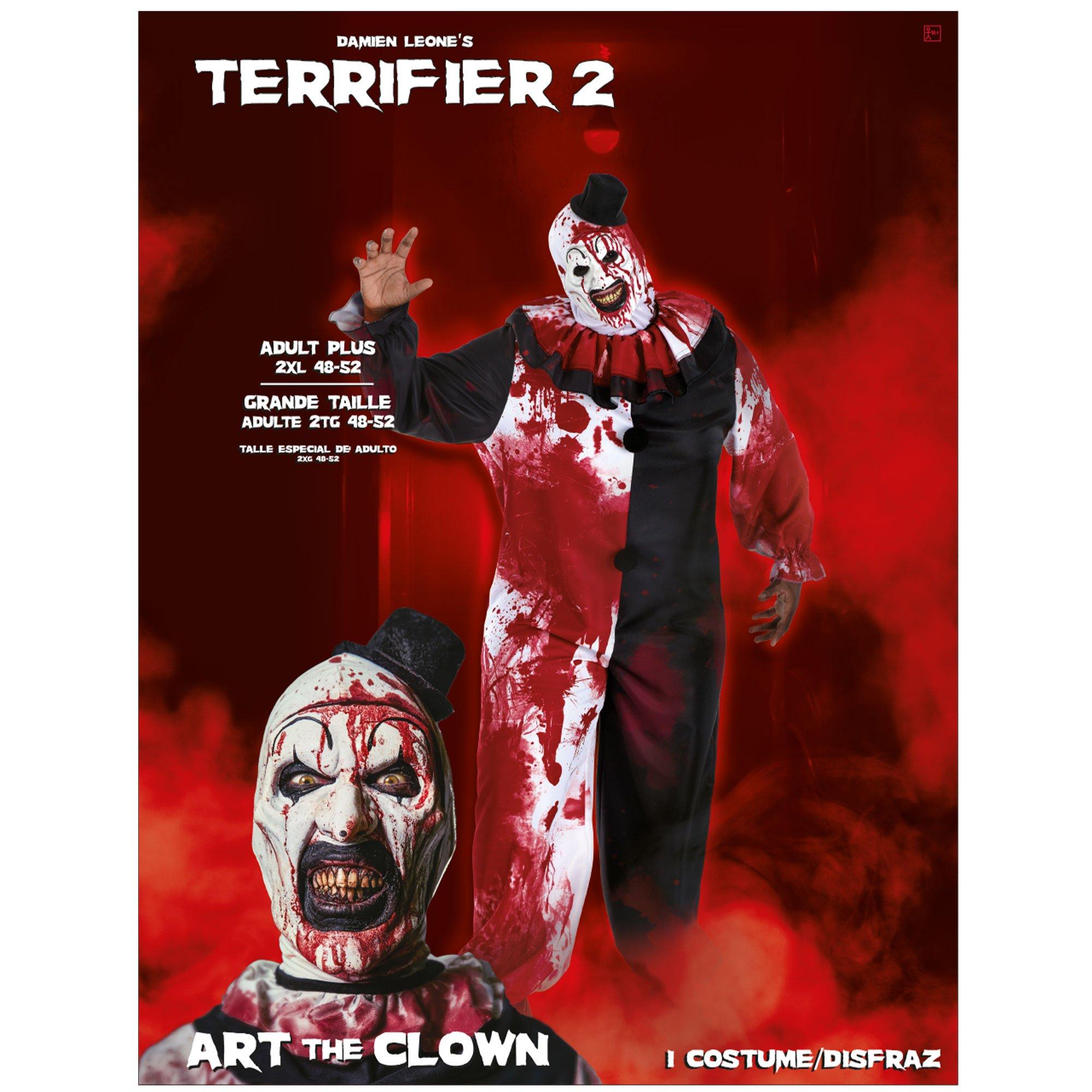 Adult Art the Clown Plus Size Costume - Terrifier