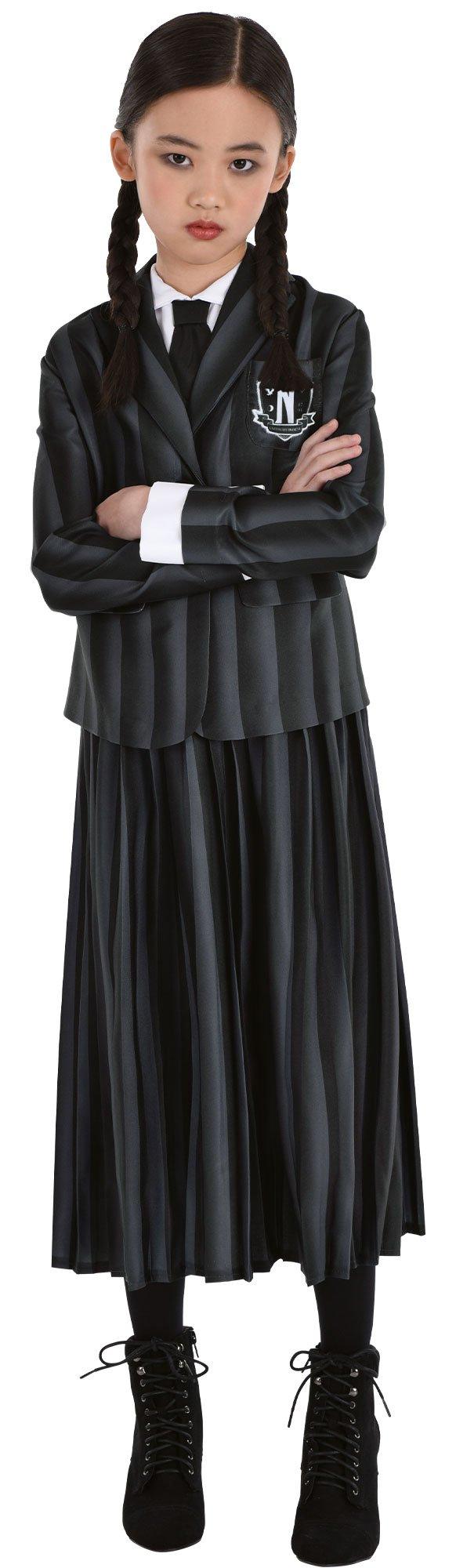 Kids' Wednesday Addams Nevermore Uniform Costume - Wednesday TV Series