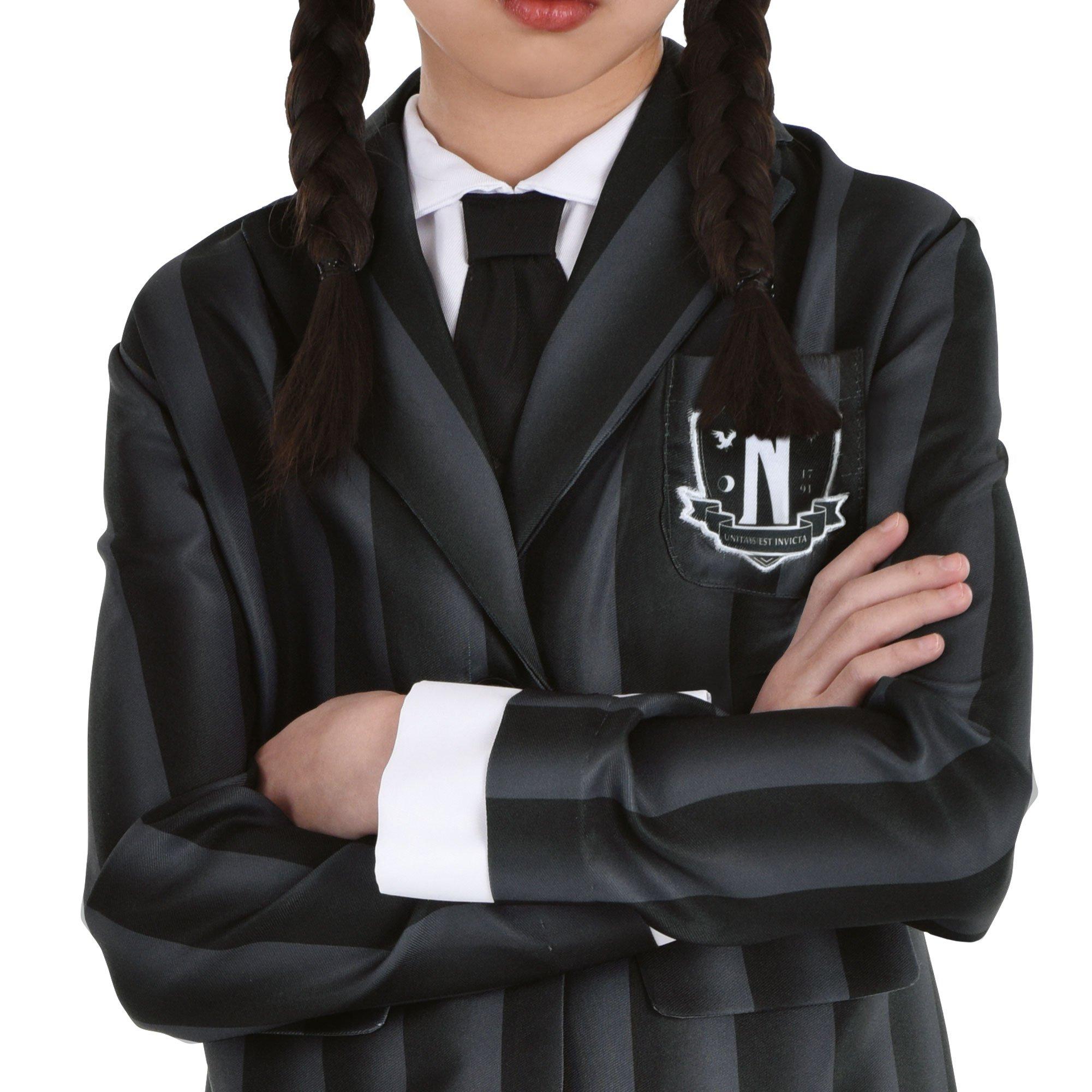 Kids' Wednesday Addams Nevermore Uniform Costume - Wednesday TV Series