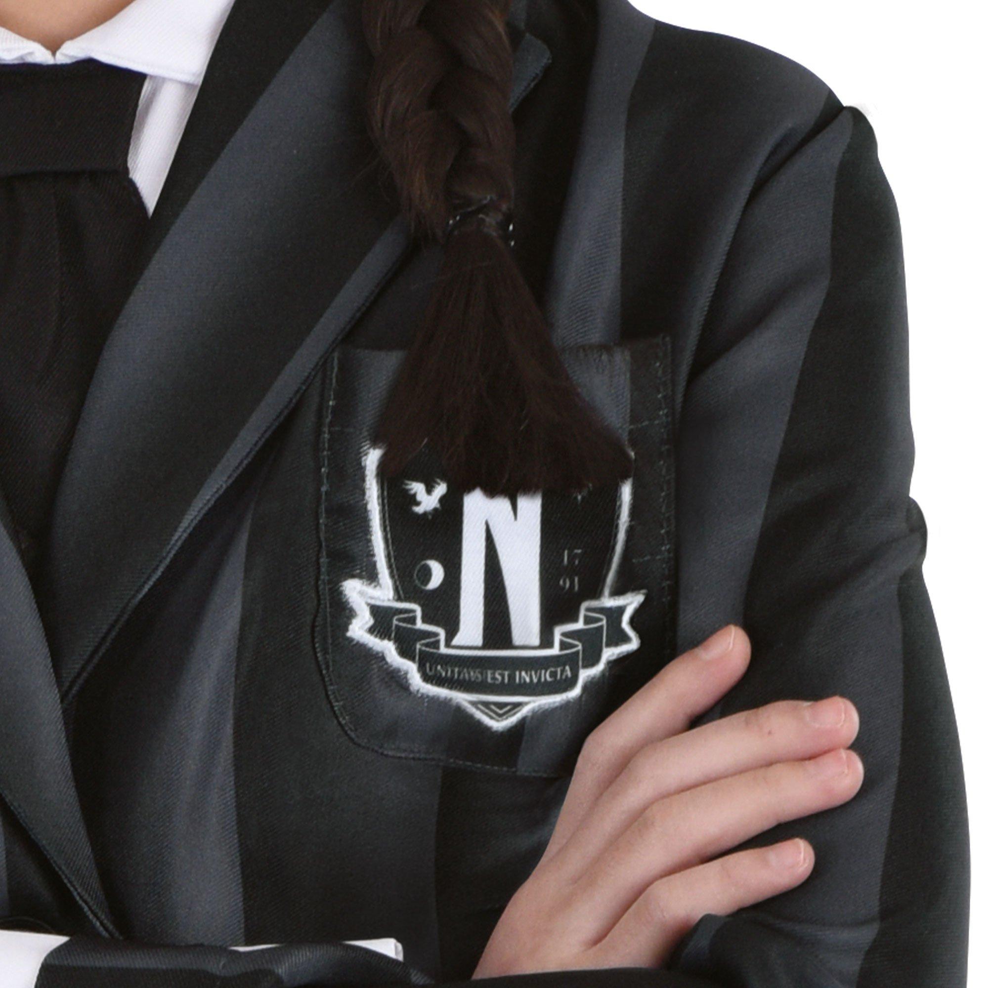 Kids' Wednesday Addams Nevermore Uniform Costume - Wednesday TV Series