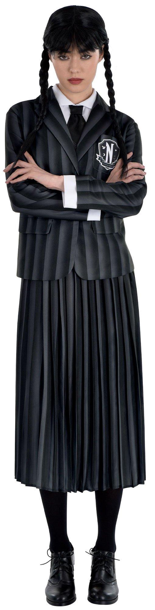 Adult Wednesday Addams Nevermore Uniform Costume - Wednesday TV Series