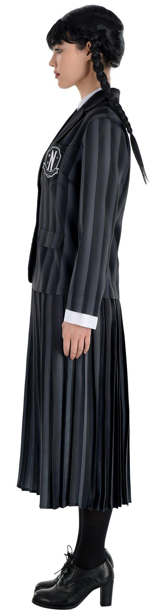 Adult Wednesday Addams Nevermore Uniform Costume - Wednesday TV Series