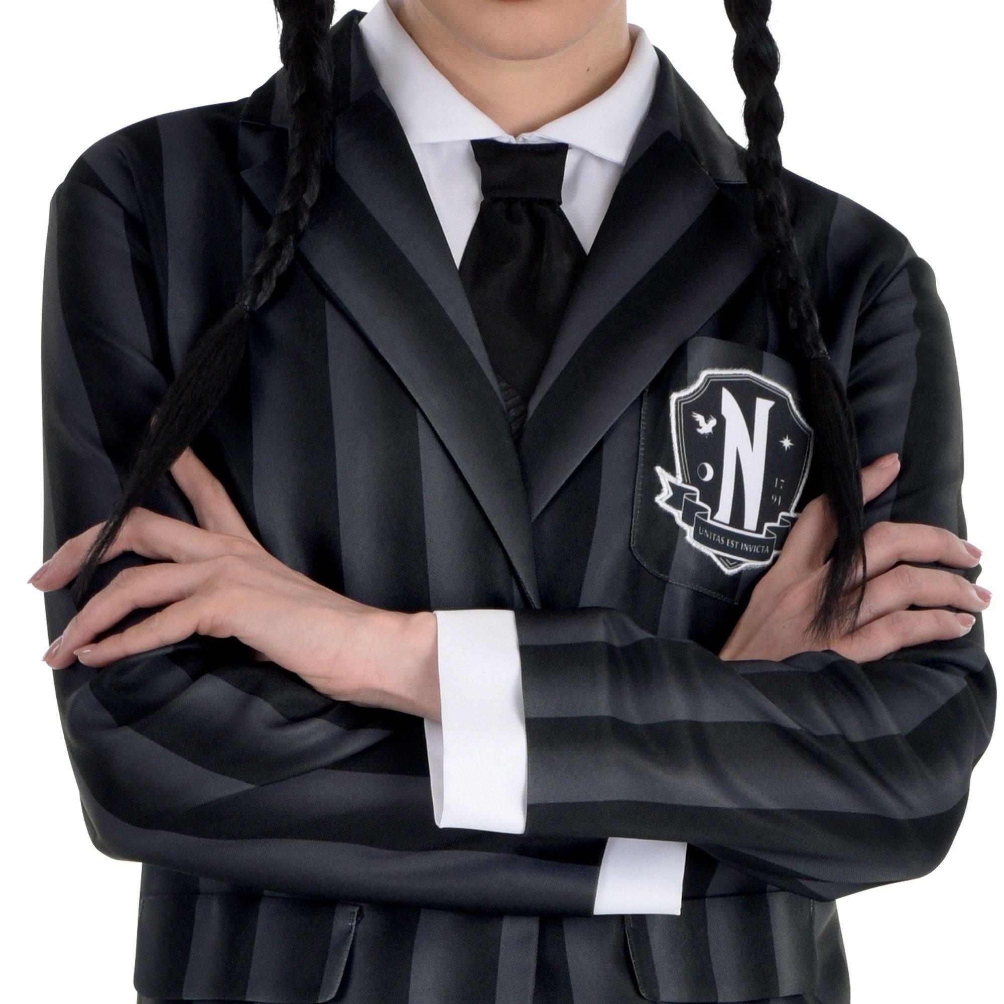 Adult Wednesday Addams Nevermore Uniform Costume - Wednesday TV Series