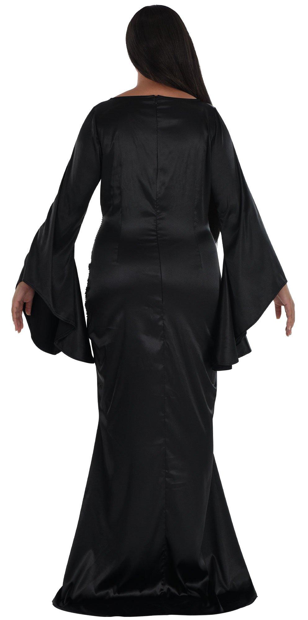 Adult Morticia Addams Plus Size Costume - Wednesday TV Series