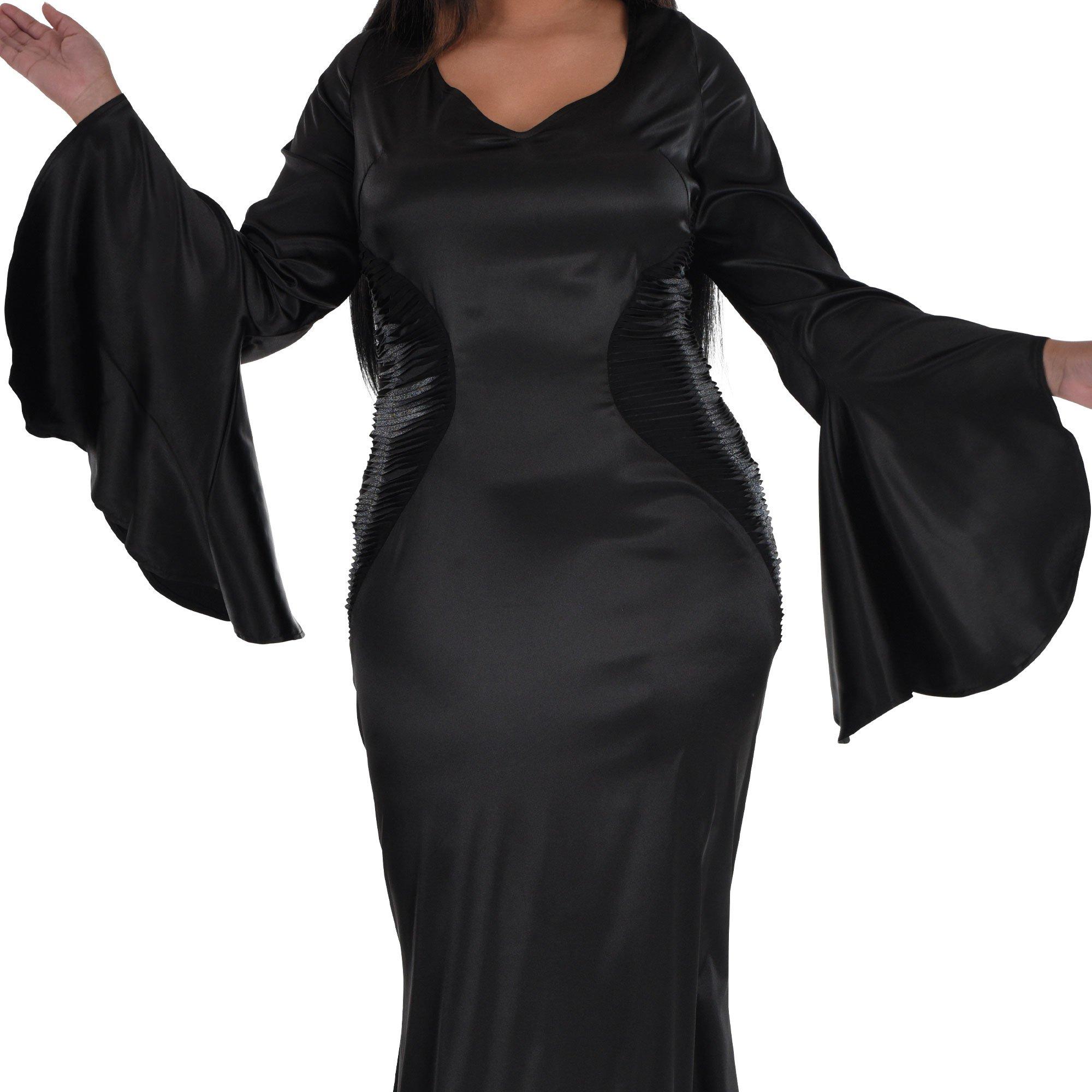 Adult Morticia Addams Plus Size Costume - Wednesday TV Series