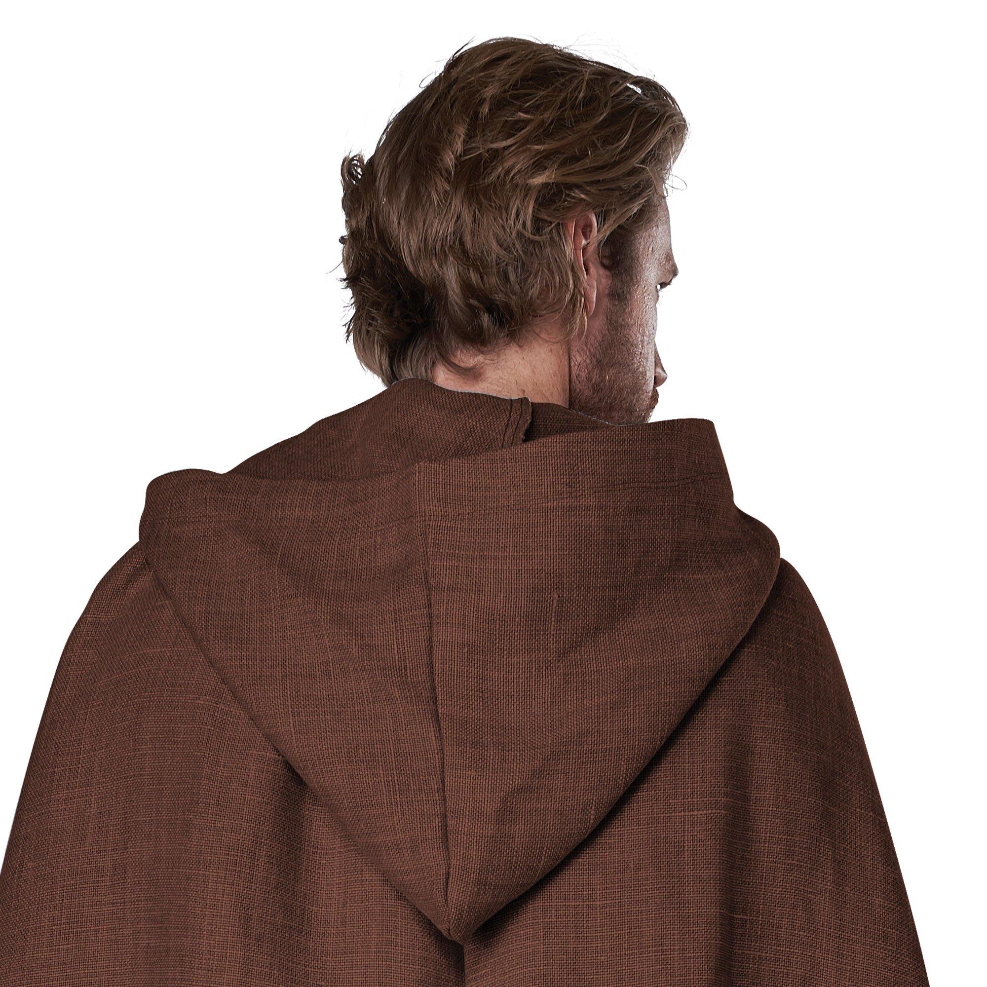 Adult Brown Hooded Cloak