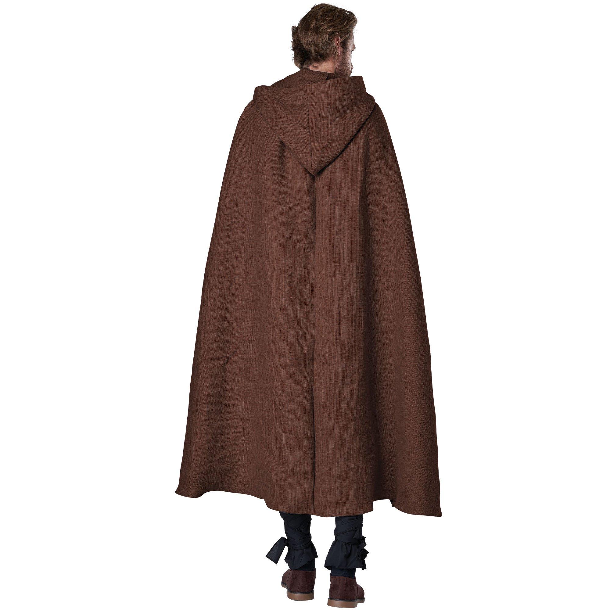Adult Brown Hooded Cloak