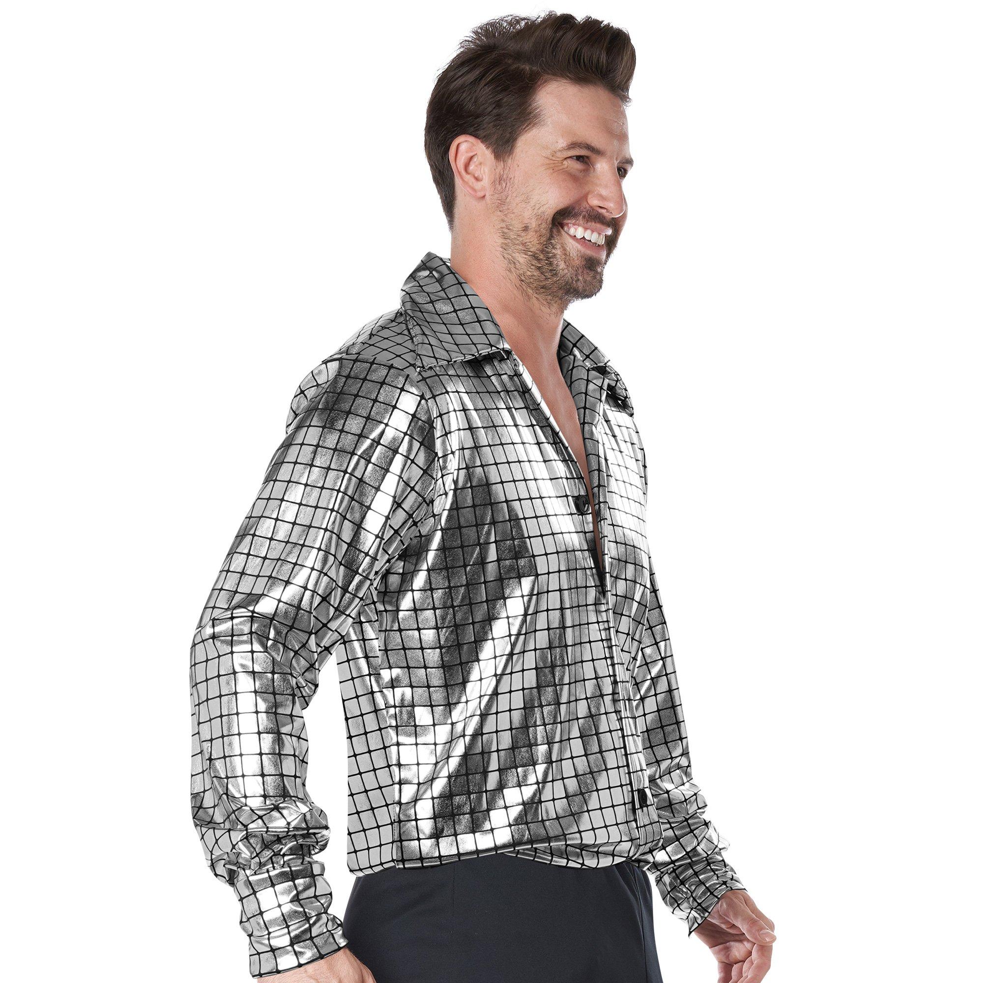 Adult Metallic Lady's Man Button-Up Shirt