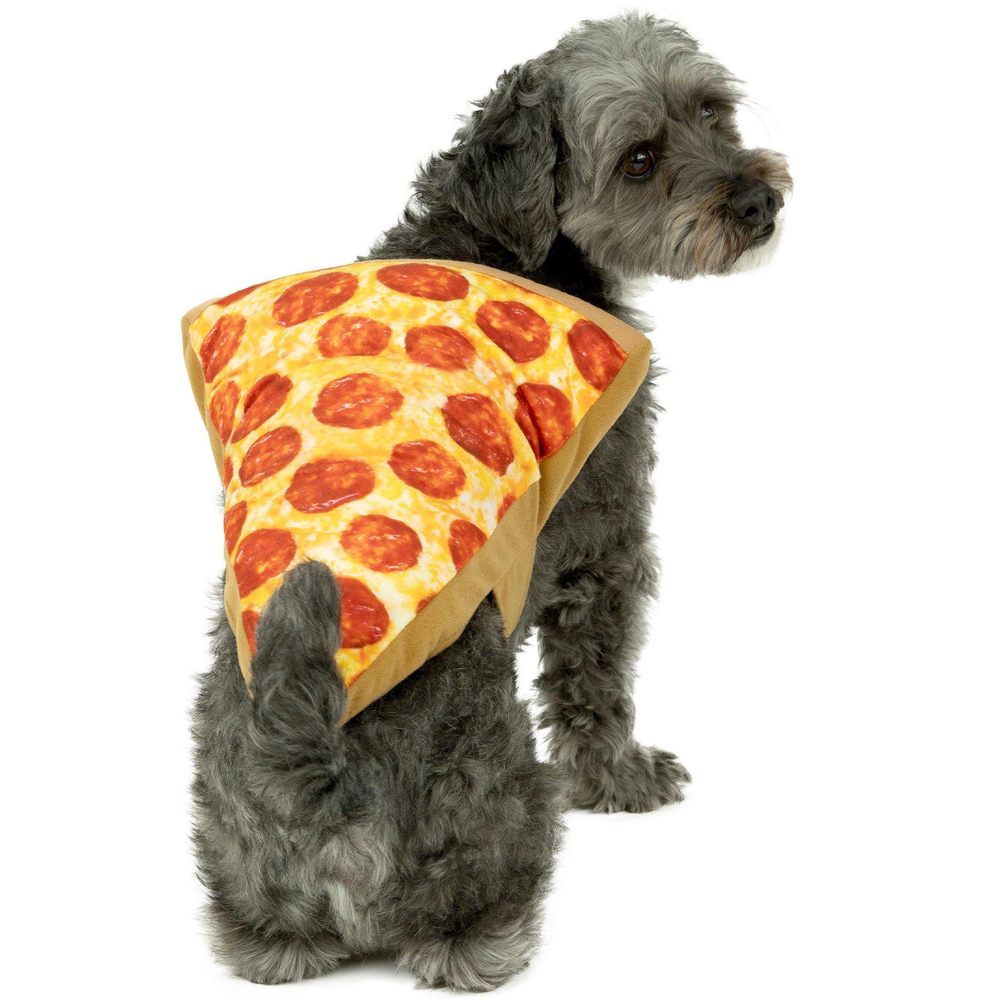 Pepperoni Pizza Slice Dog Costume
