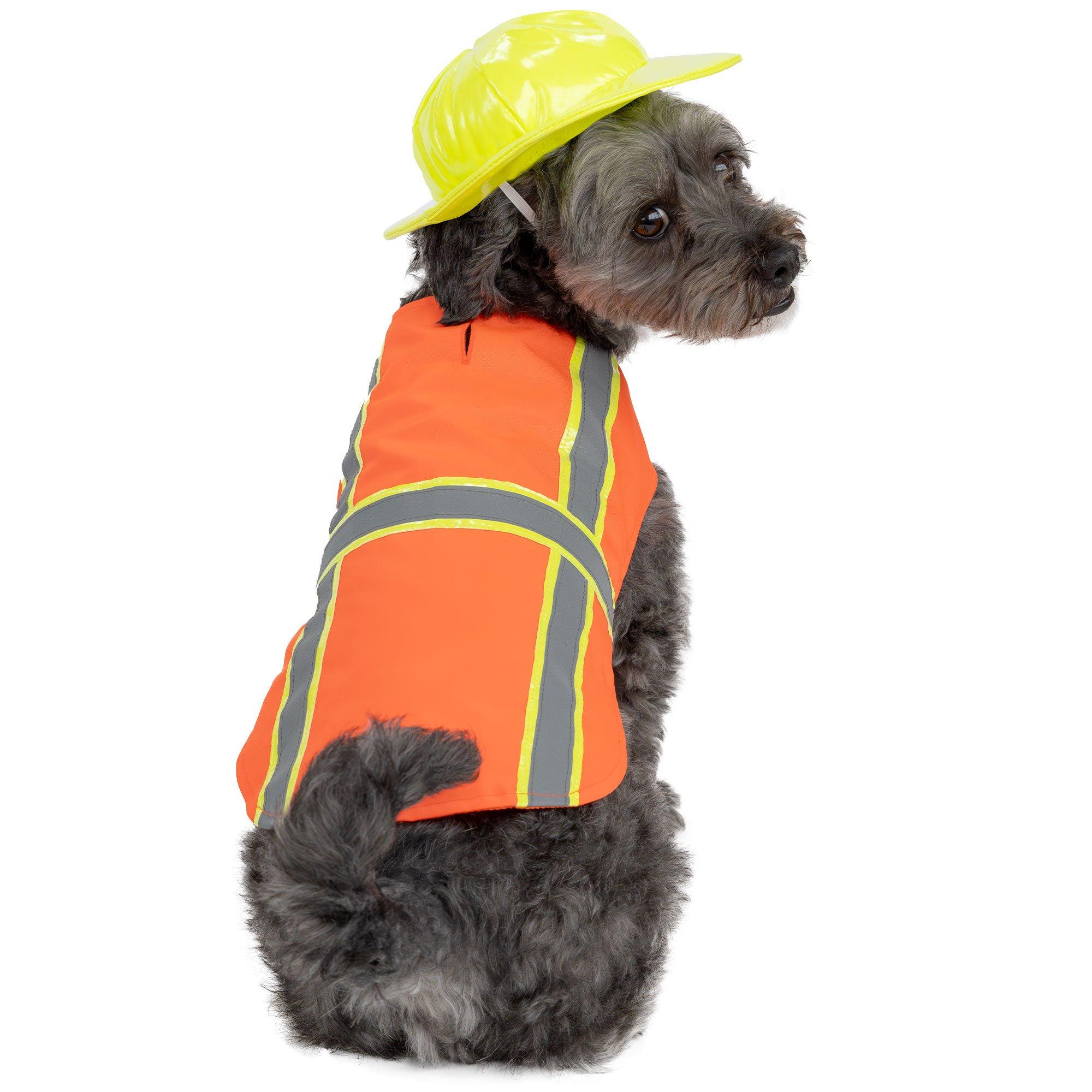 Construction Worker Dog Costume
