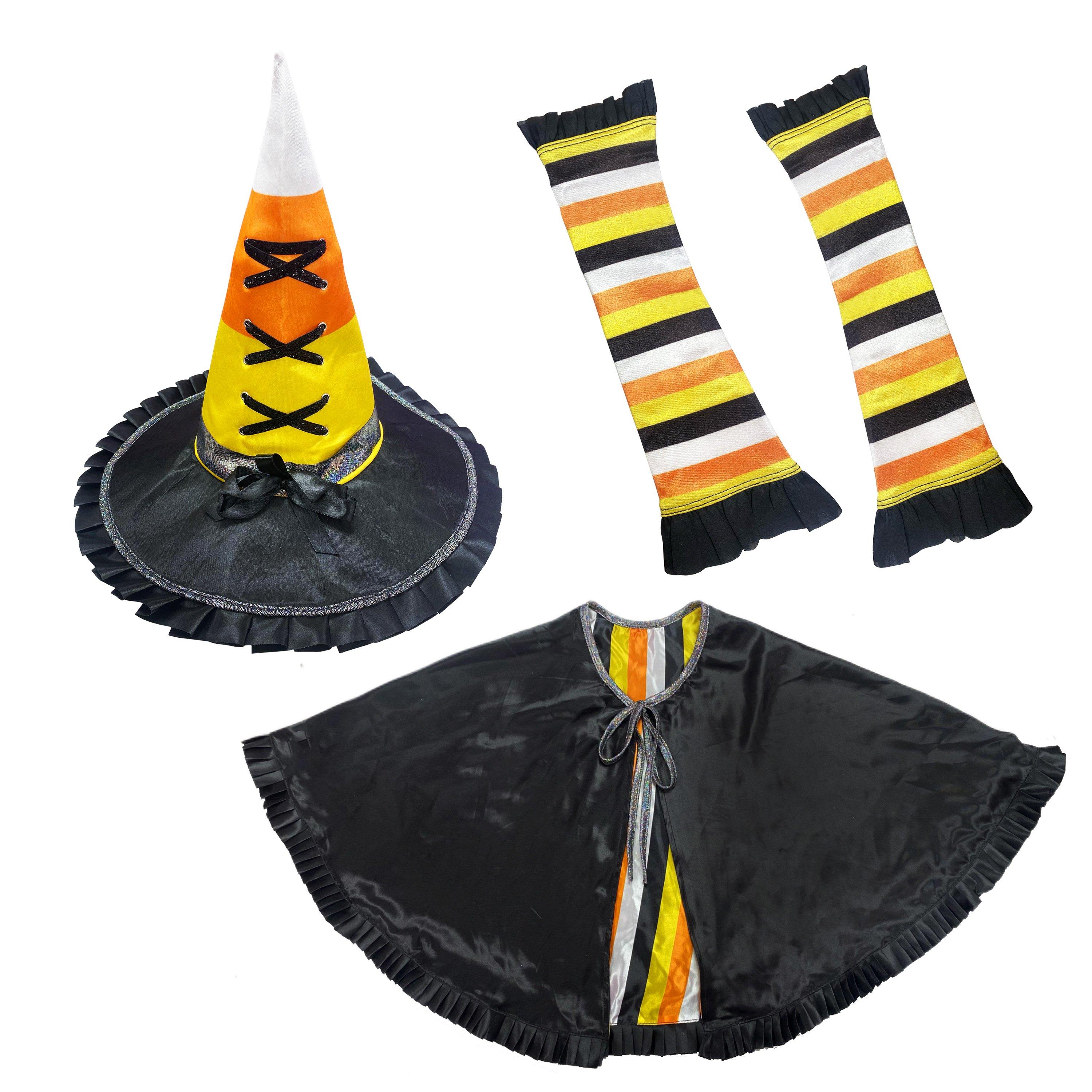 Kids' Candy Corn Witch Costume Accessory Kit