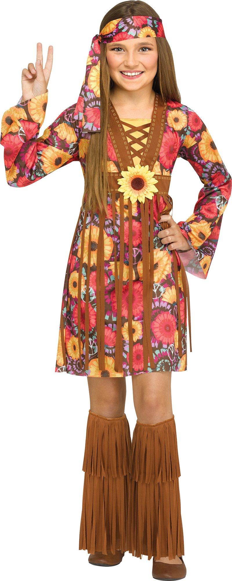 Kids' Flower Power Hippie Costume