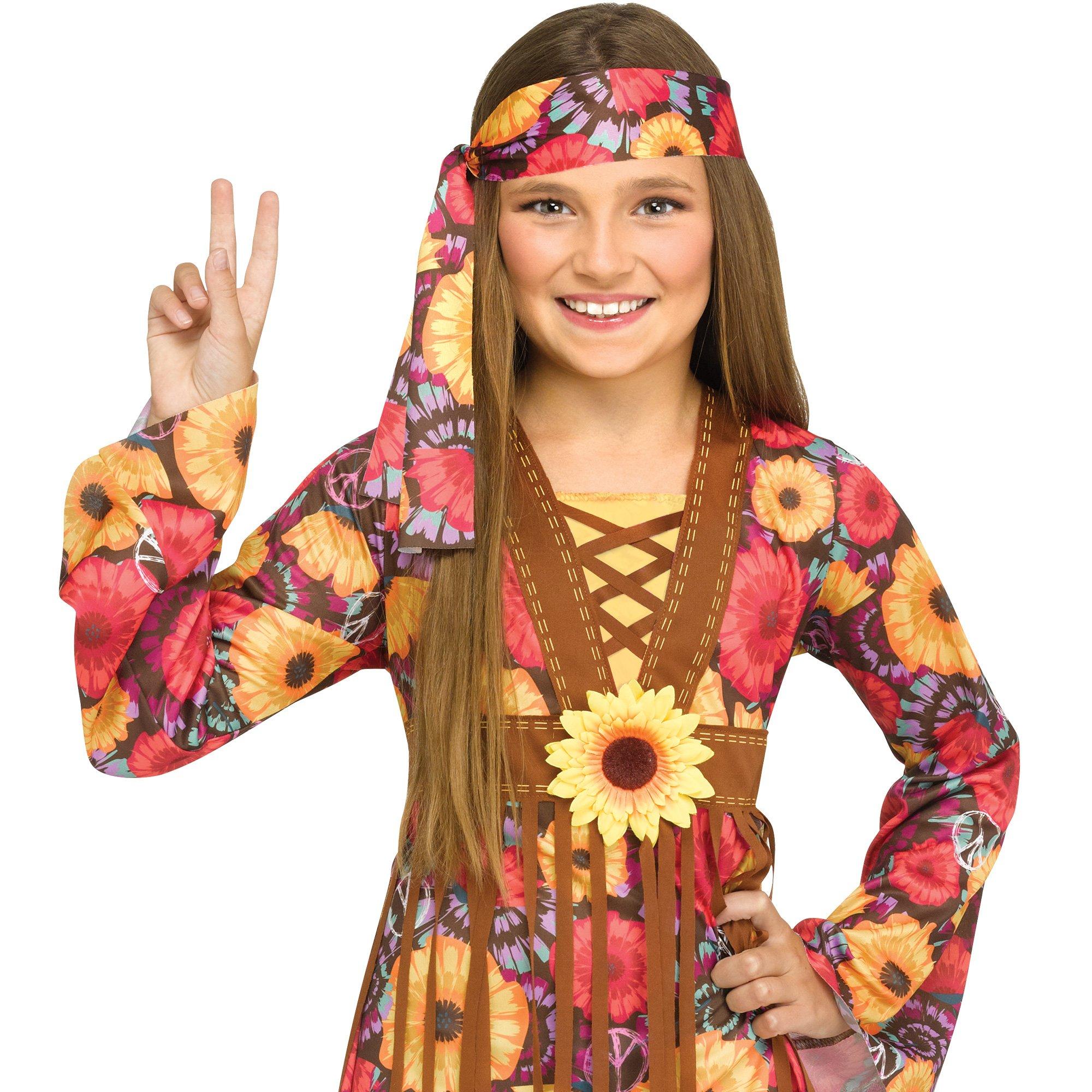 Kids' Flower Power Hippie Costume