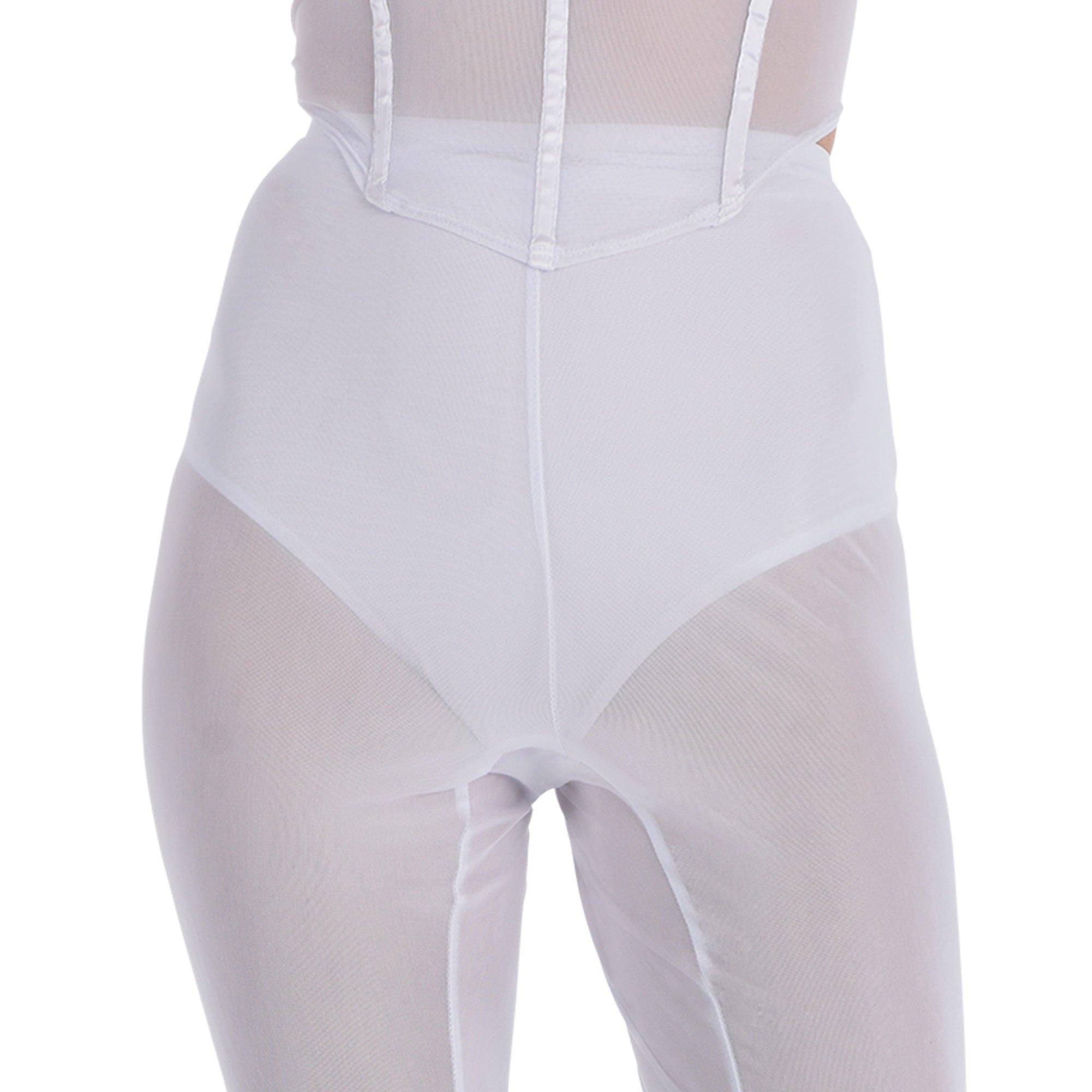 Adult Marabou Sheer White Angel Pants