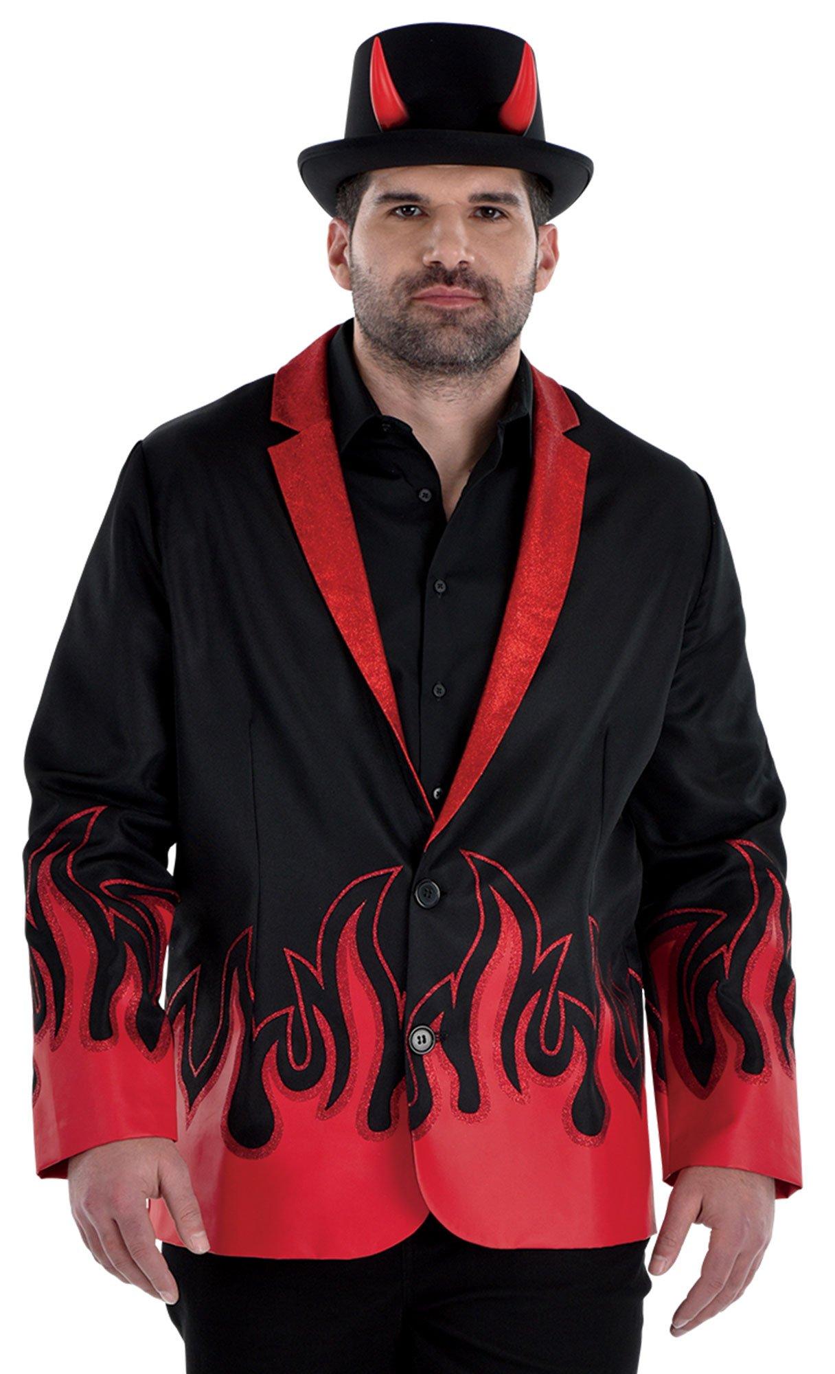 Adult Glitter Devil Plus Size Jacket ...