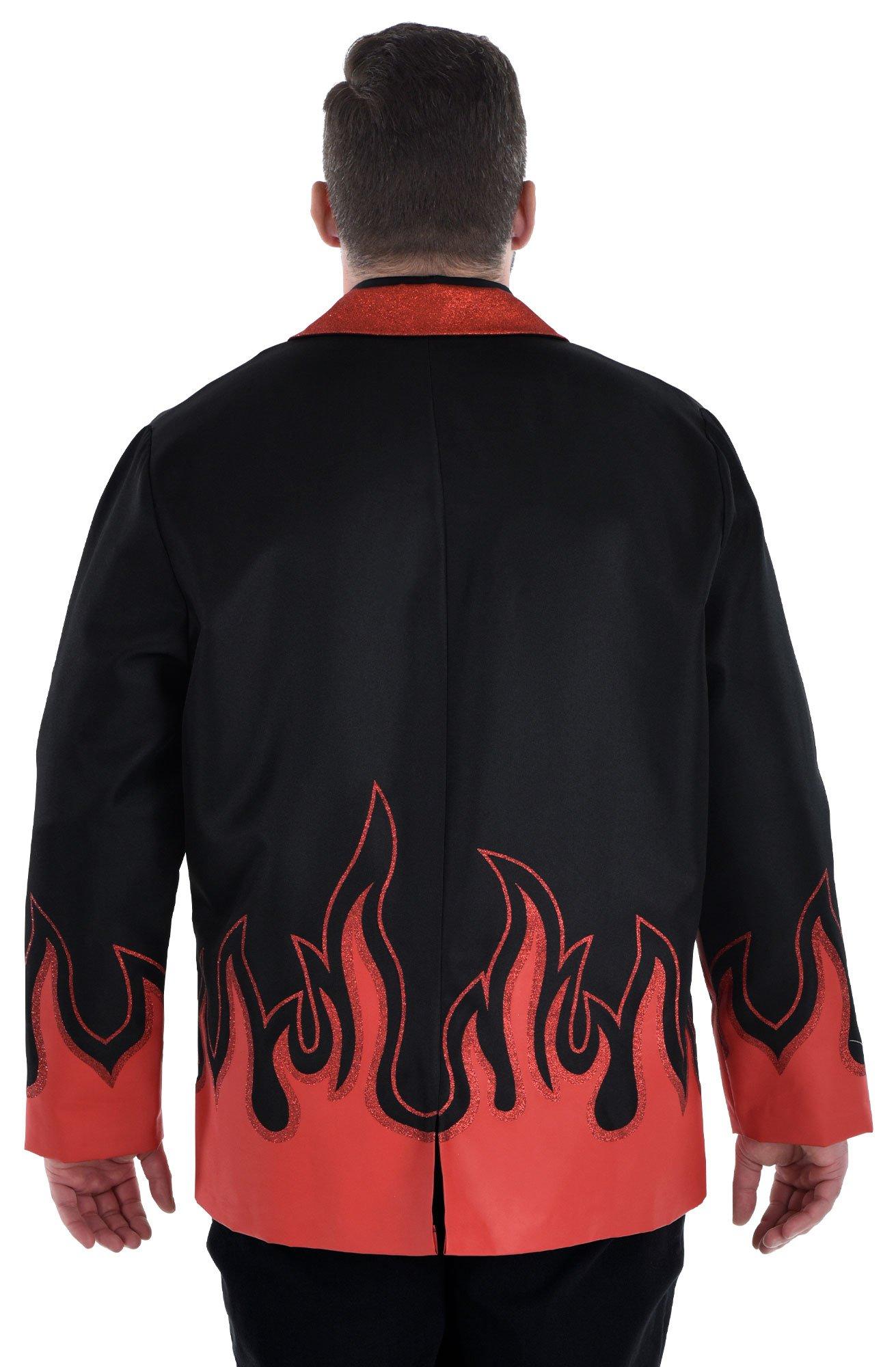 Adult Glitter Devil Plus Size Jacket