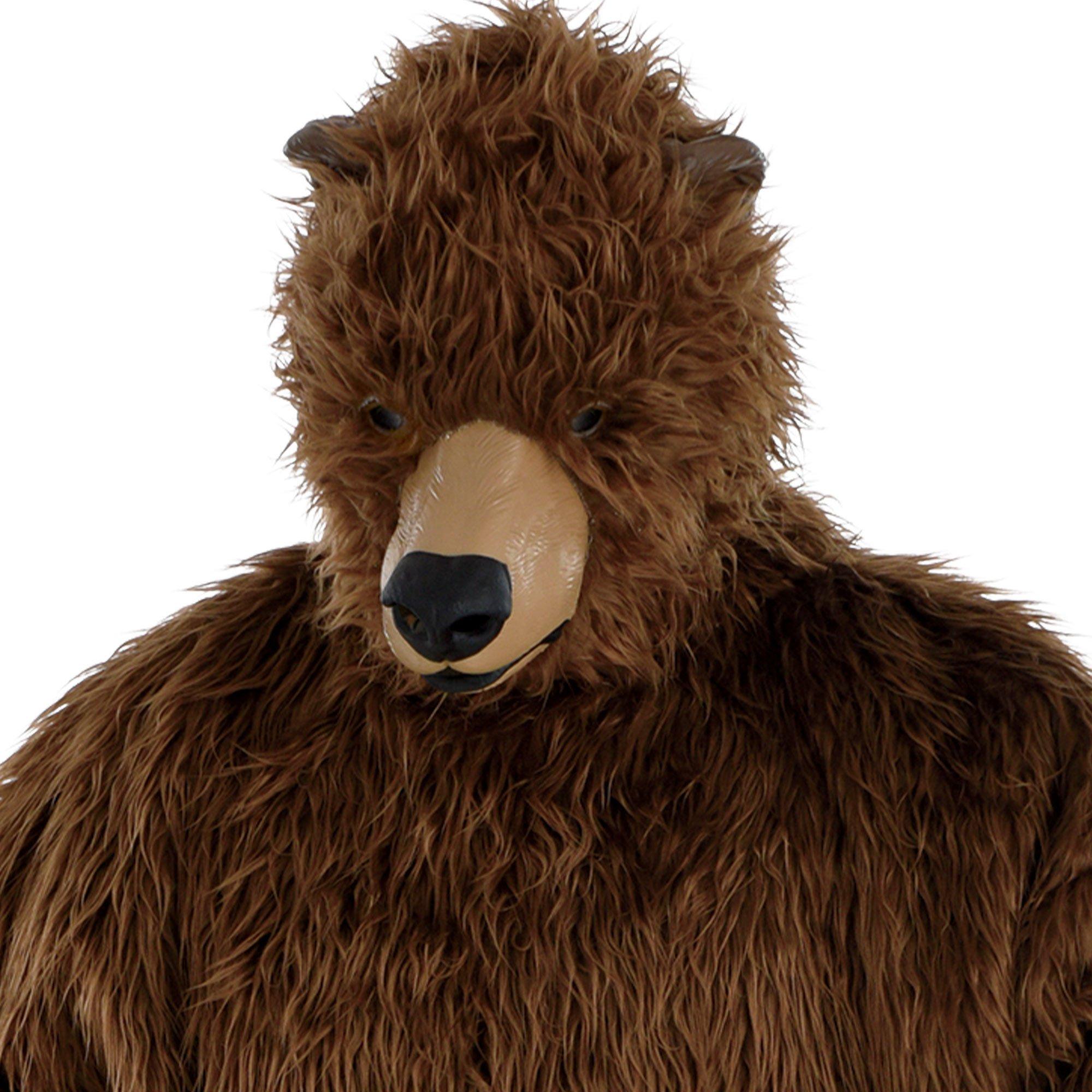 Adult Plush Bear Costume with Mask