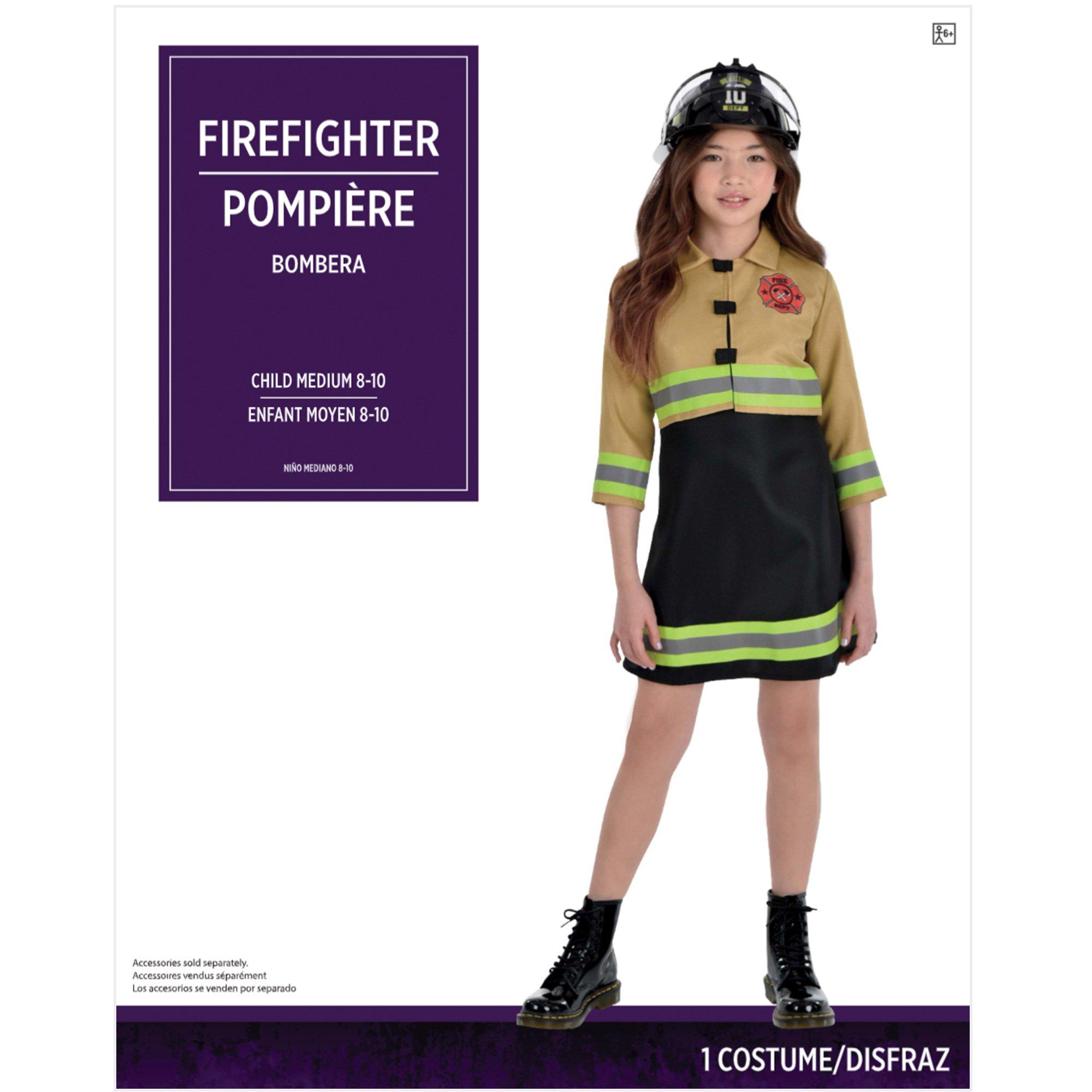 Kids' Firefighter Dress Costume