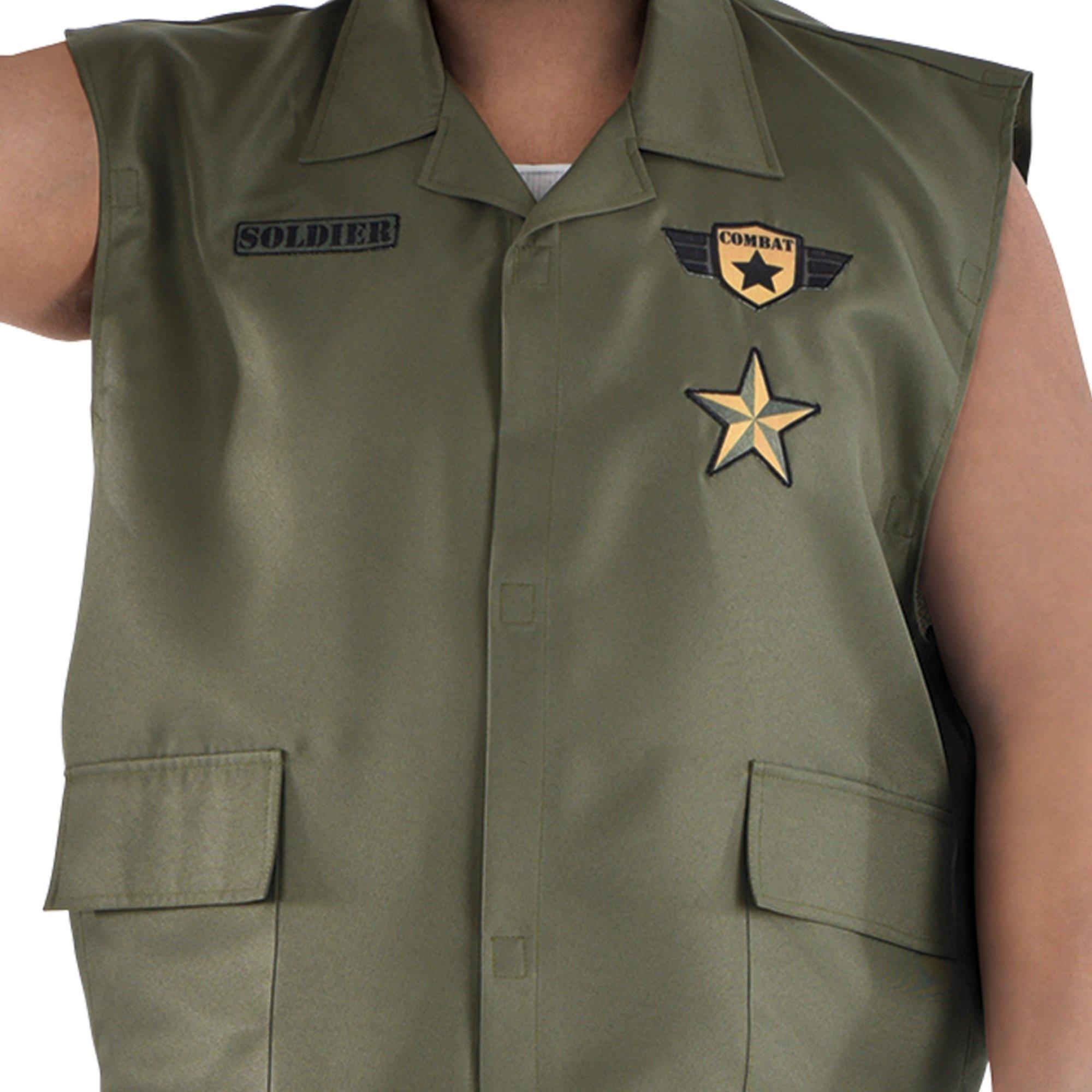 Adult Soldier Plus Size Costume