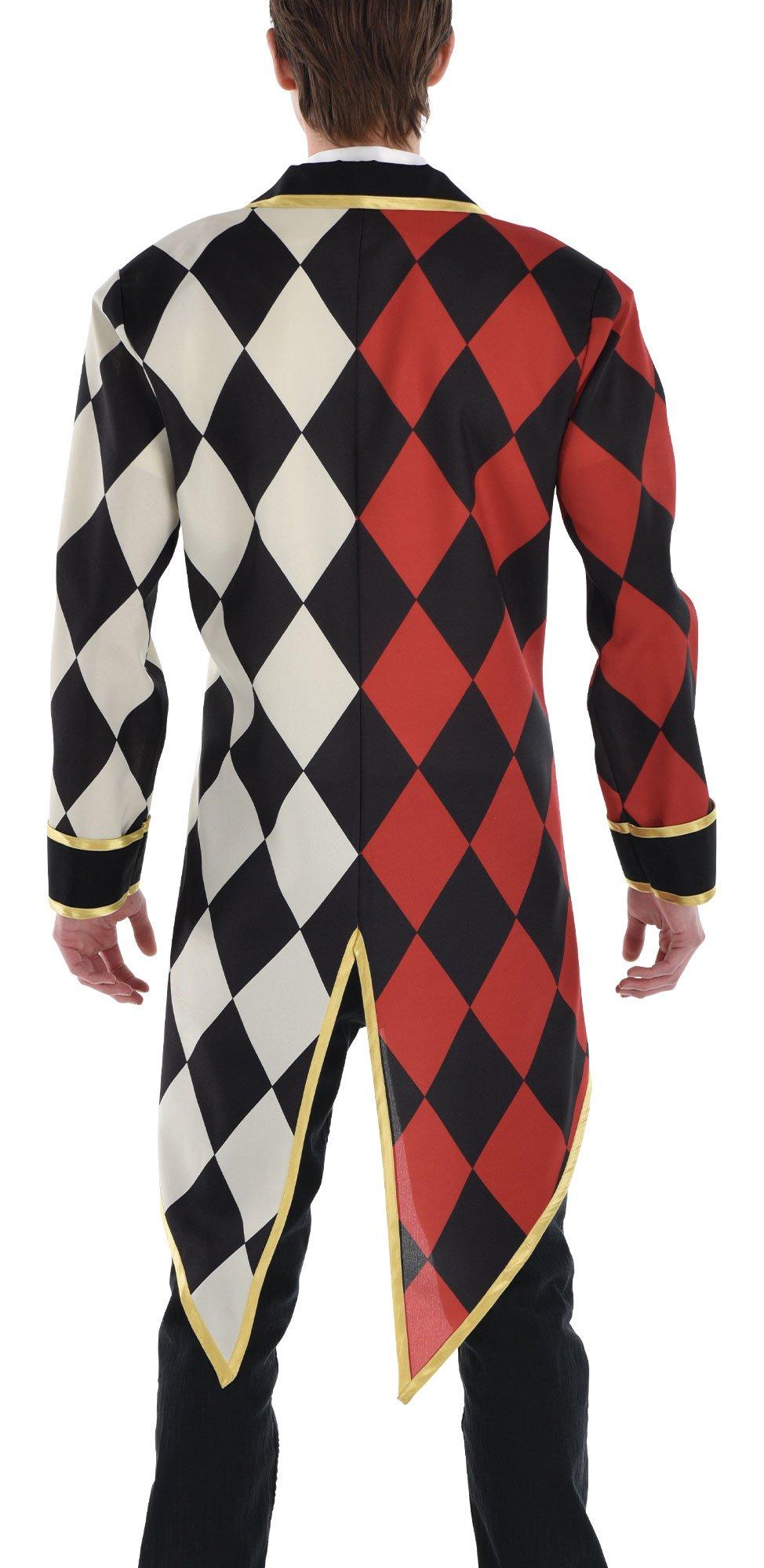 Adult Vintage Circus Harlequin Jacket with Tails