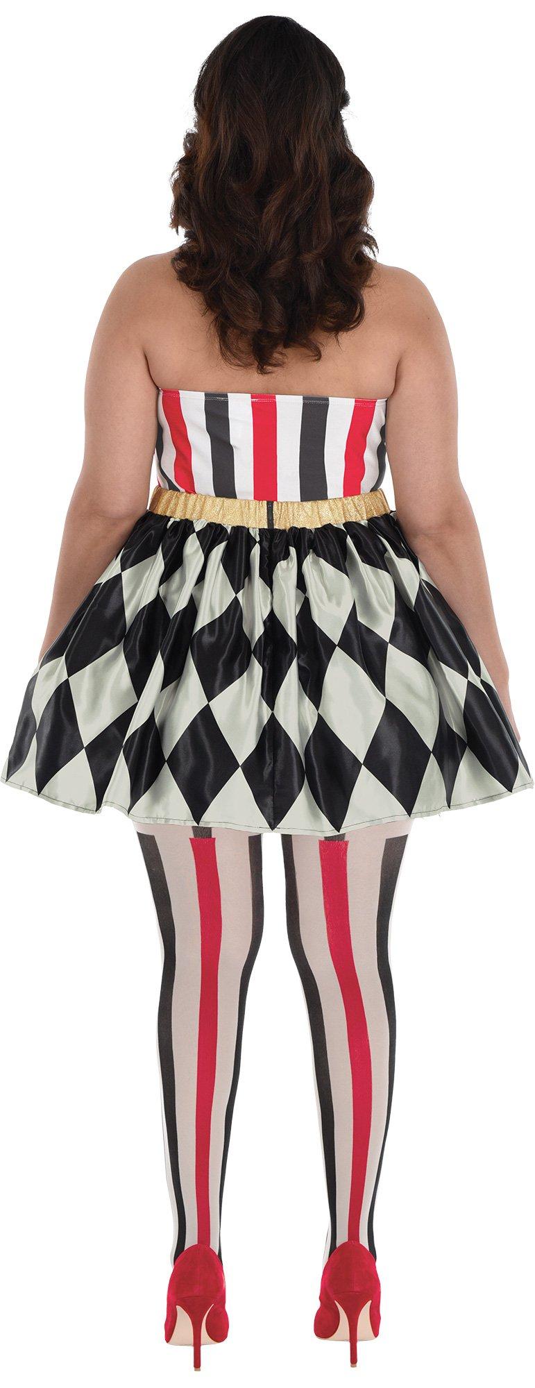 Adult Vintage Circus Plus Size Skirt