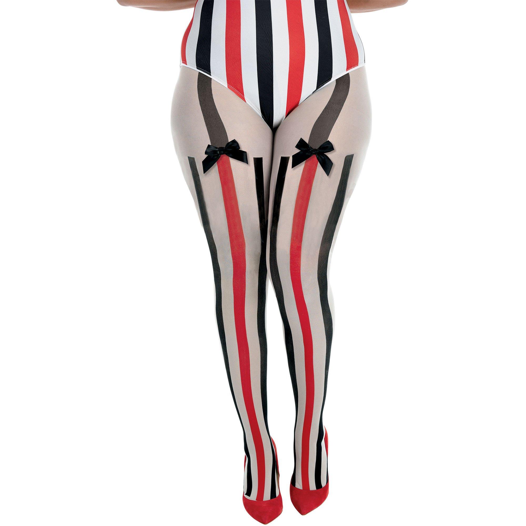 Adult Vintage Circus Plus Size Tights