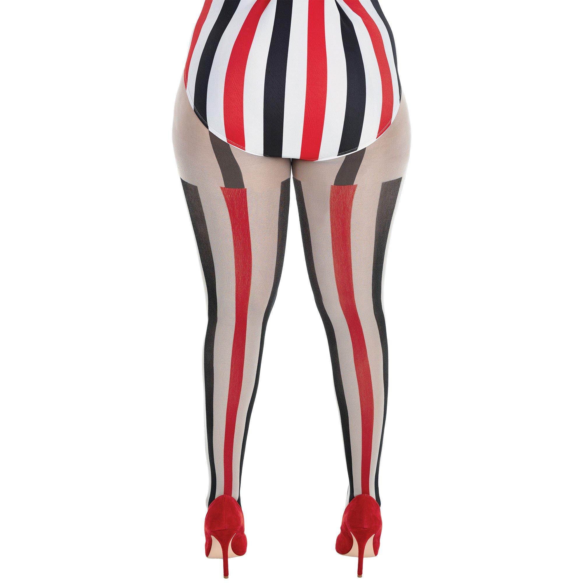 Adult Vintage Circus Plus Size Tights