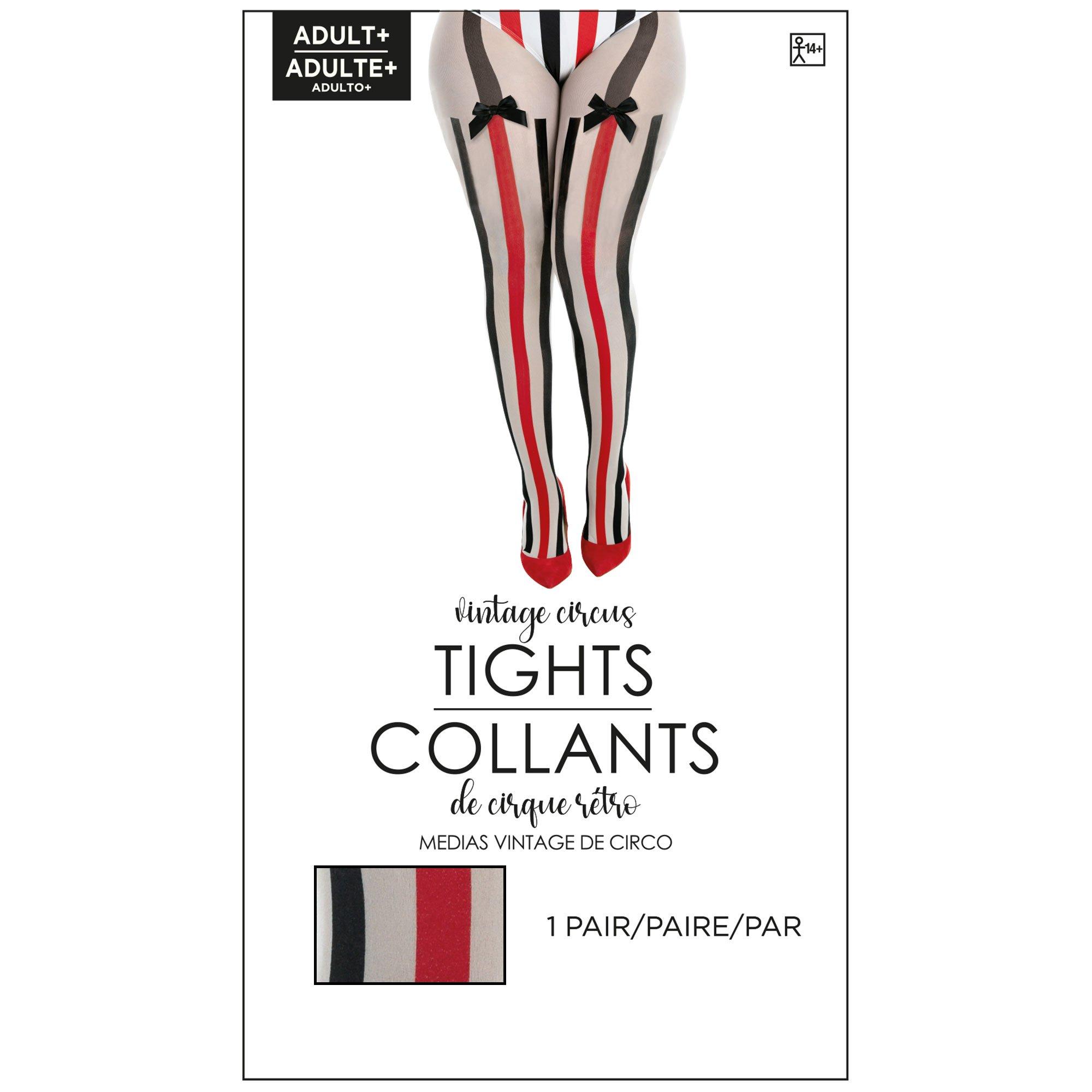 Adult Vintage Circus Plus Size Tights