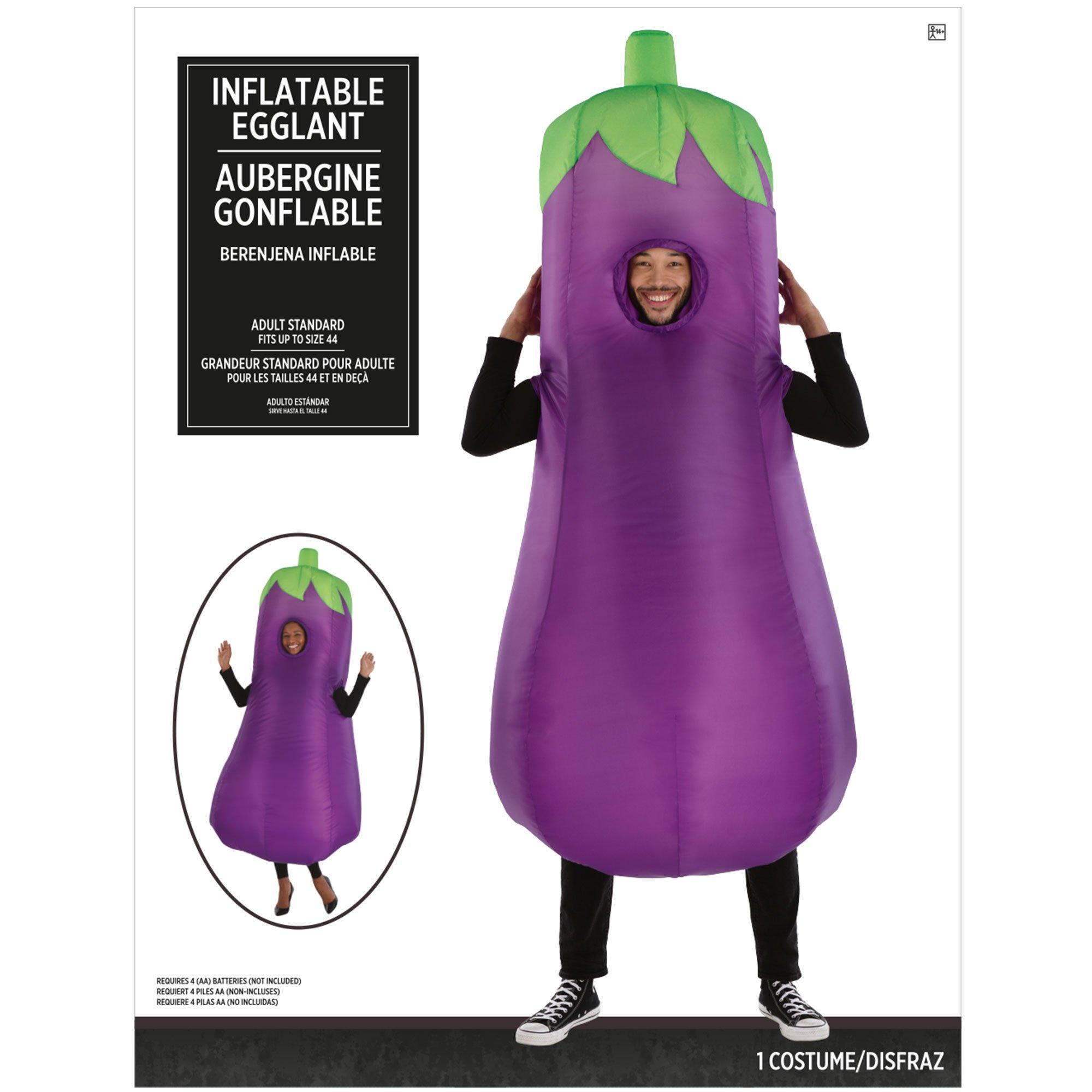 PartyCity Adult Inflatable Eggplant Costume - Party City in Tustin, CA