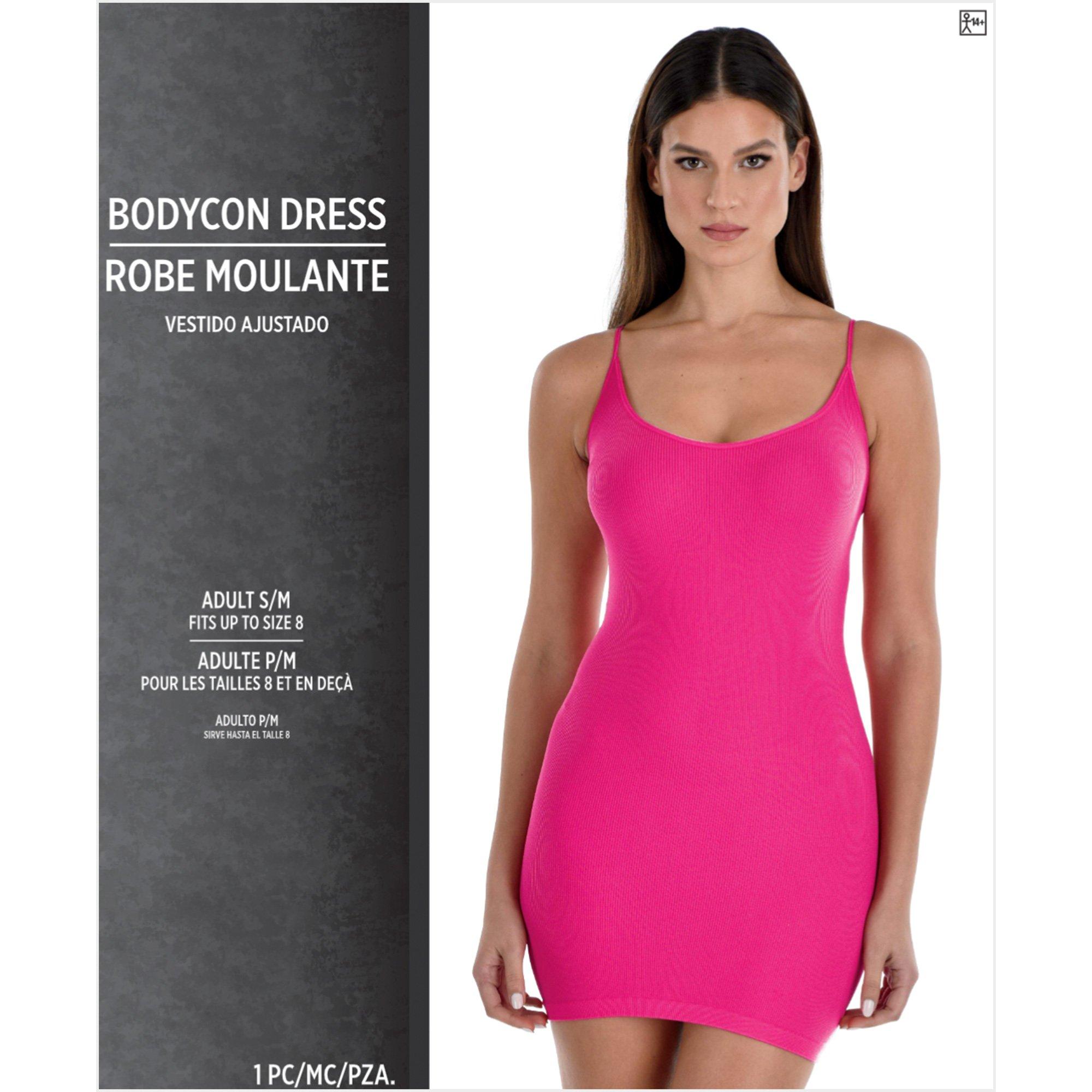 Adult Pink Bodycon Mini Dress
