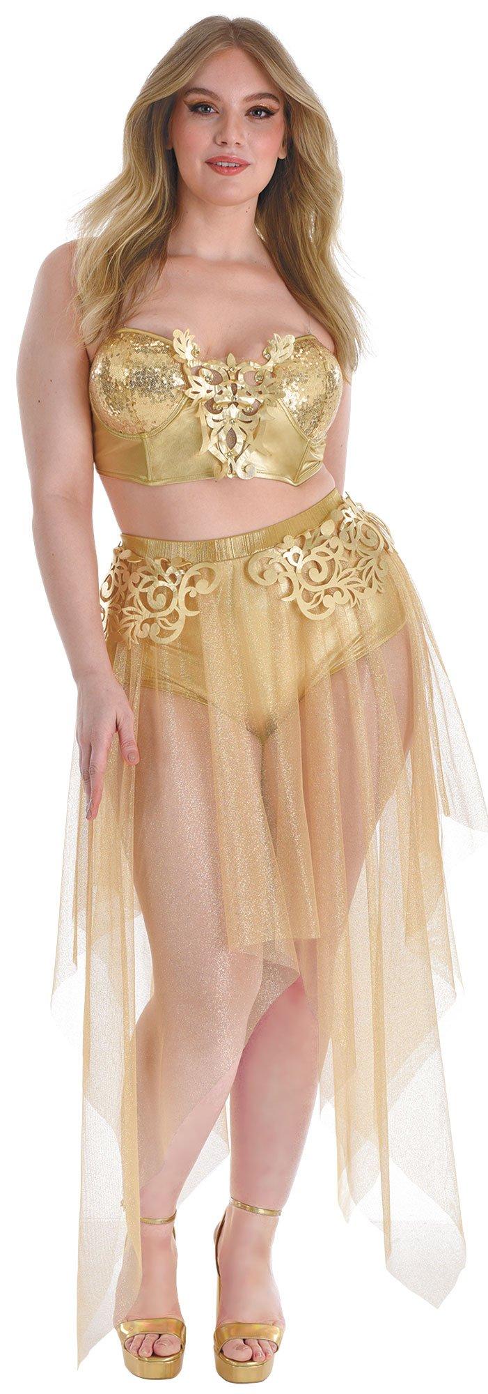 Adult Gilded Glam Plus Size Skirt