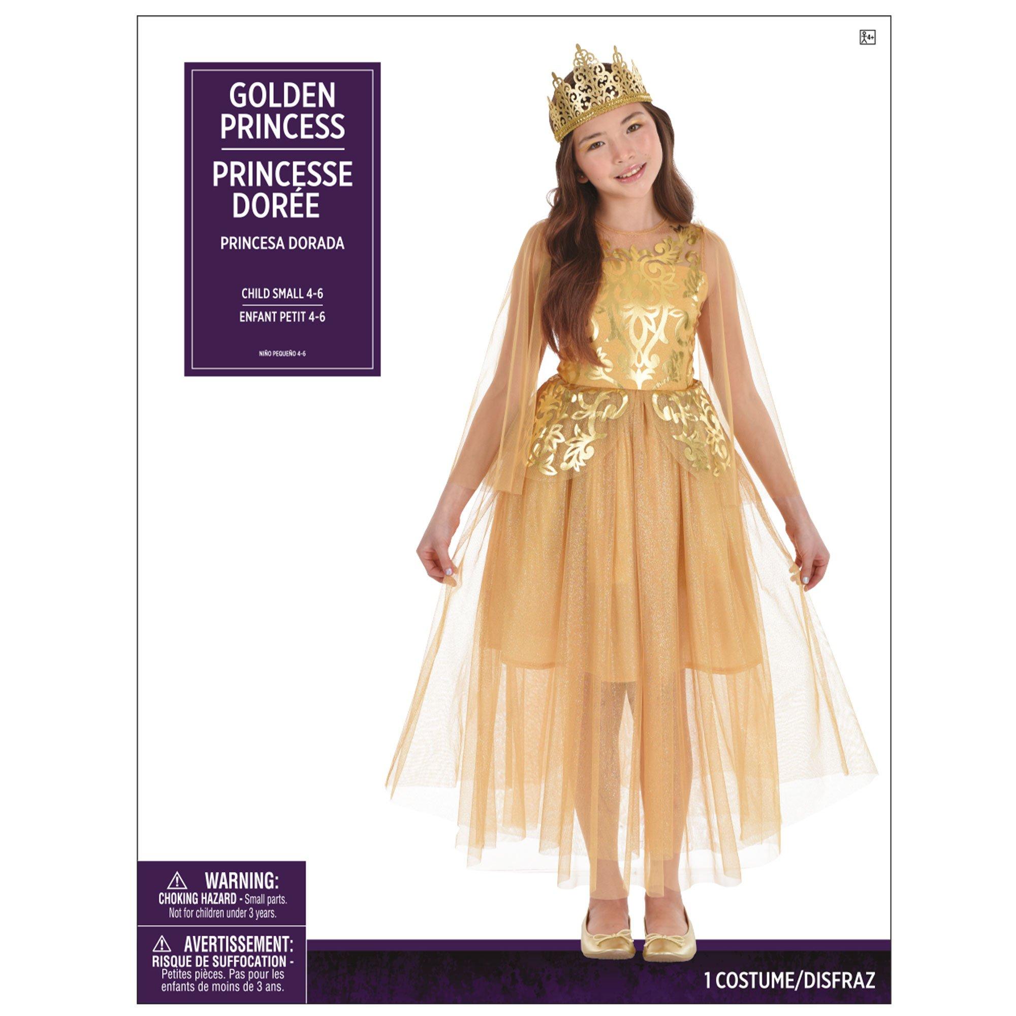 Kids' Gilded Glam Princess Costume