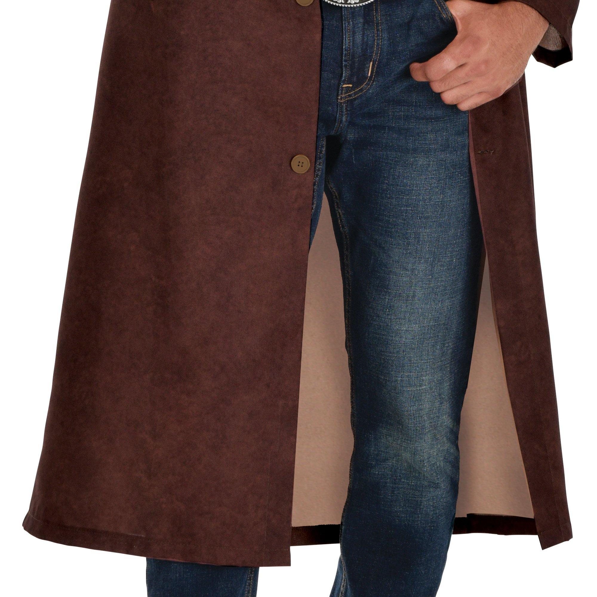 Adult Faux Suede Western Cowboy Duster