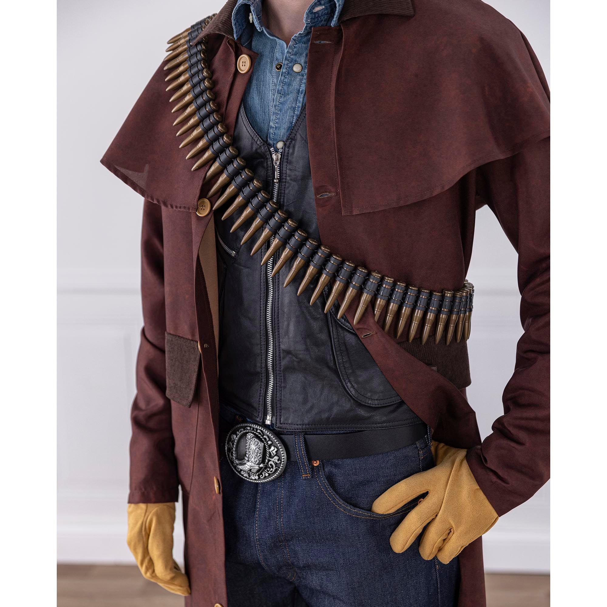 Adult Faux Suede Western Cowboy Duster