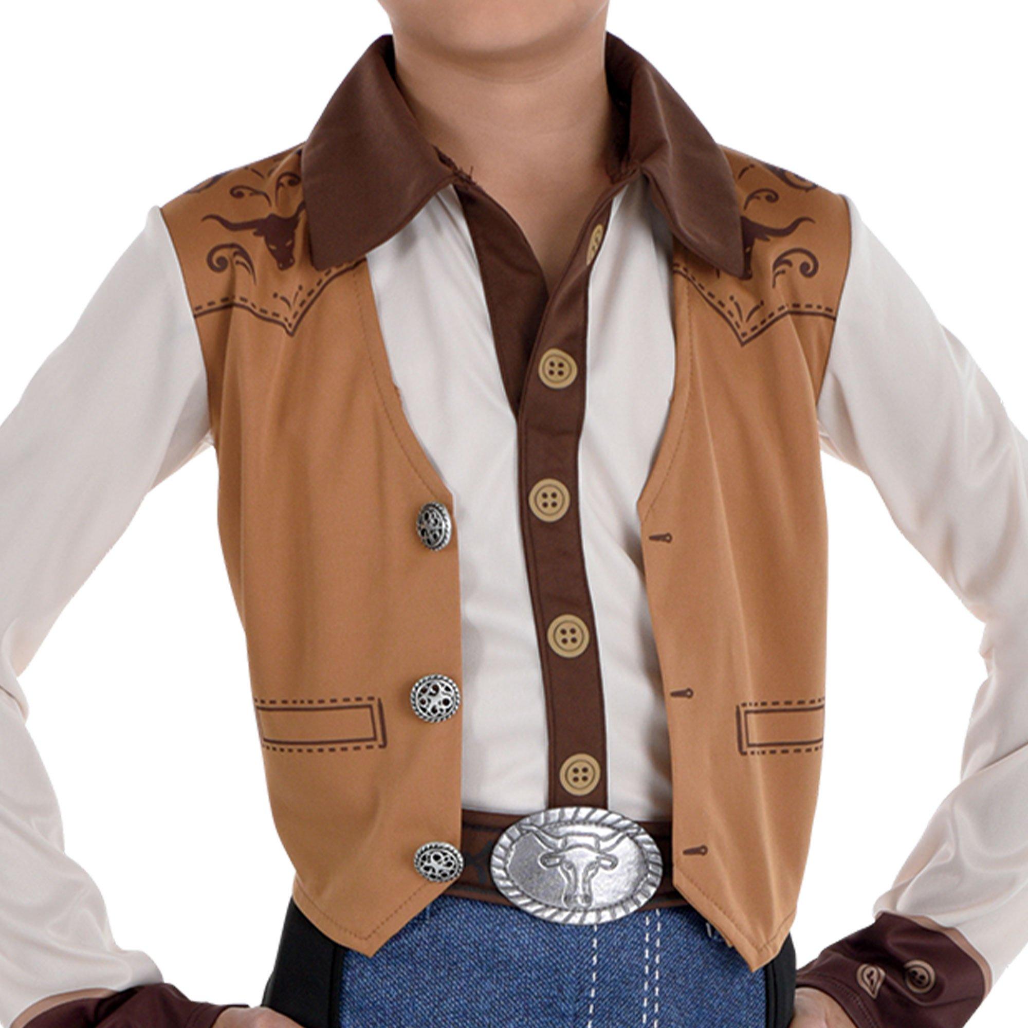 Kids' Western Cowboy Costume with Chaps