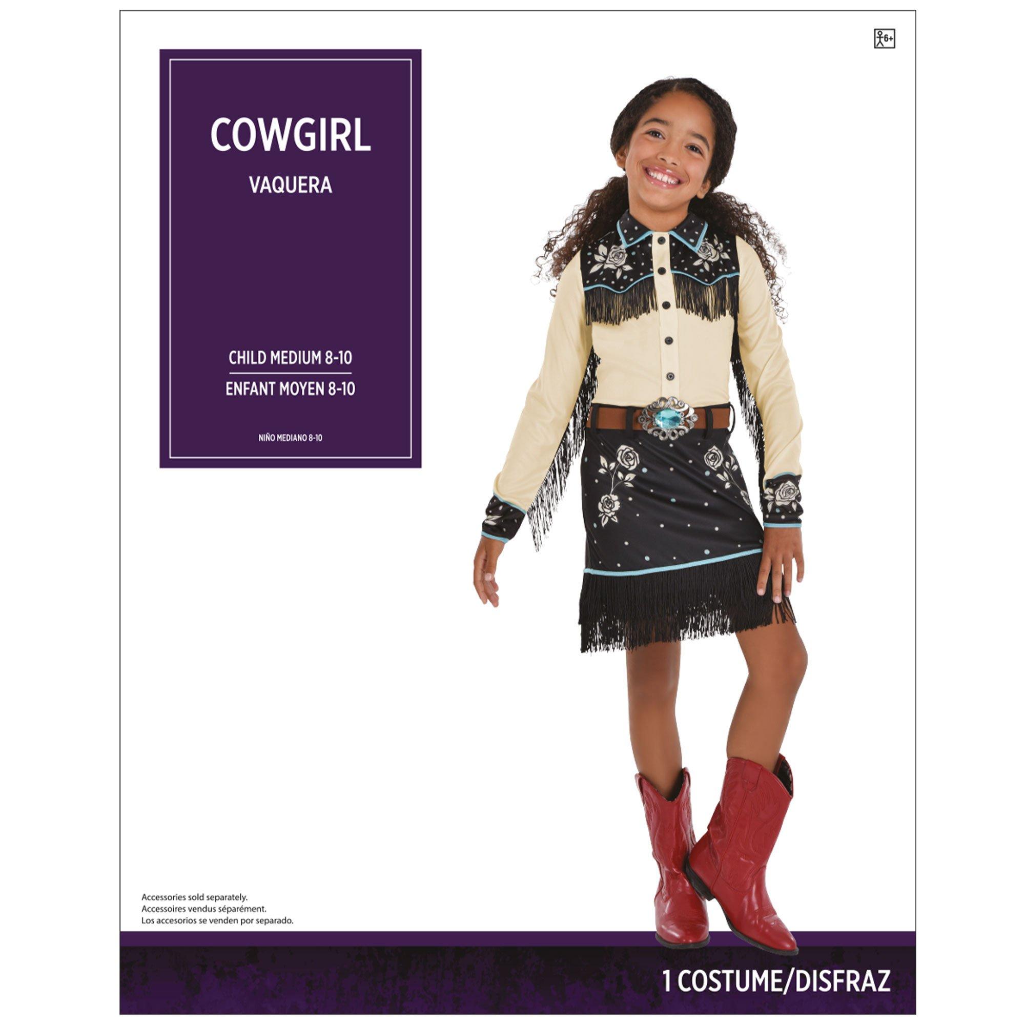 Kids' Western Cowgirl Dress Costume