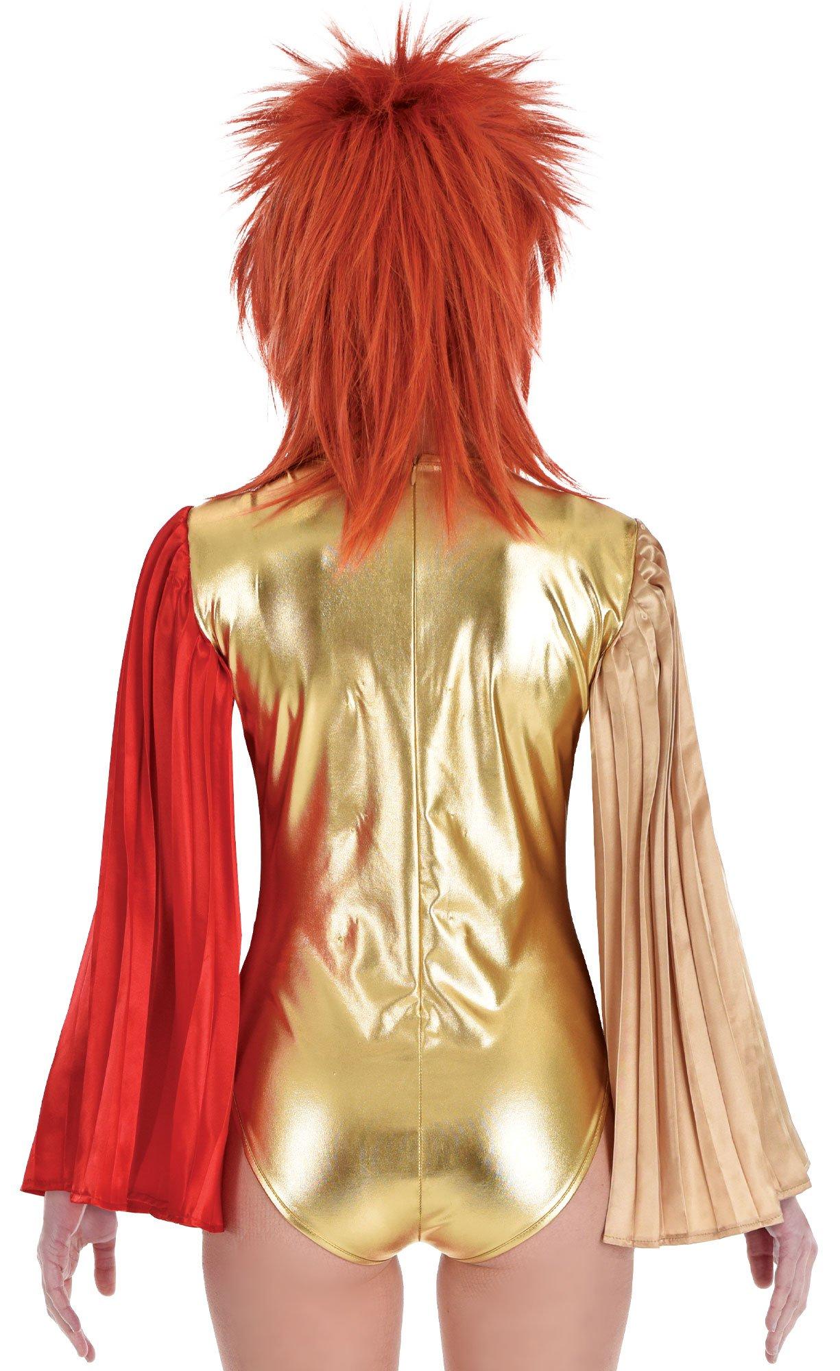 Adult Metallic Glitter Glam Rock Bodysuit