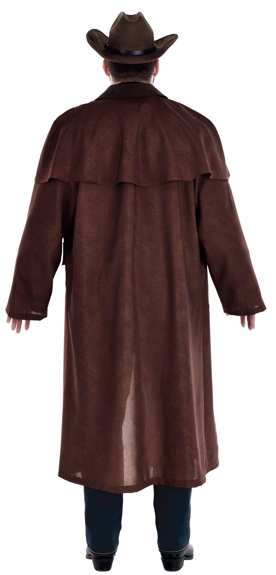 Adult Faux Suede Western Plus Size Cowboy Duster