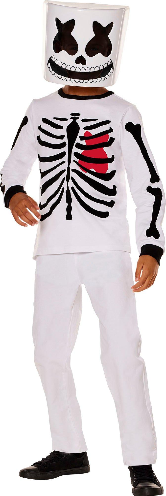 Kids' Marshmello Skeleton Costume